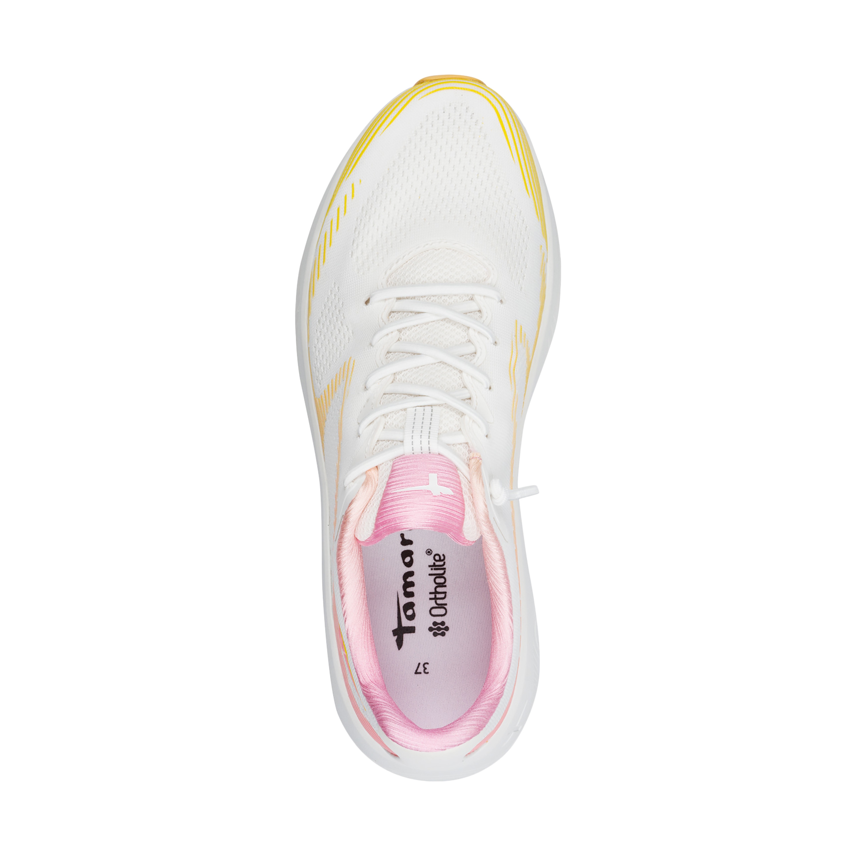 Lace-up low-top sneakers TAMARIS White