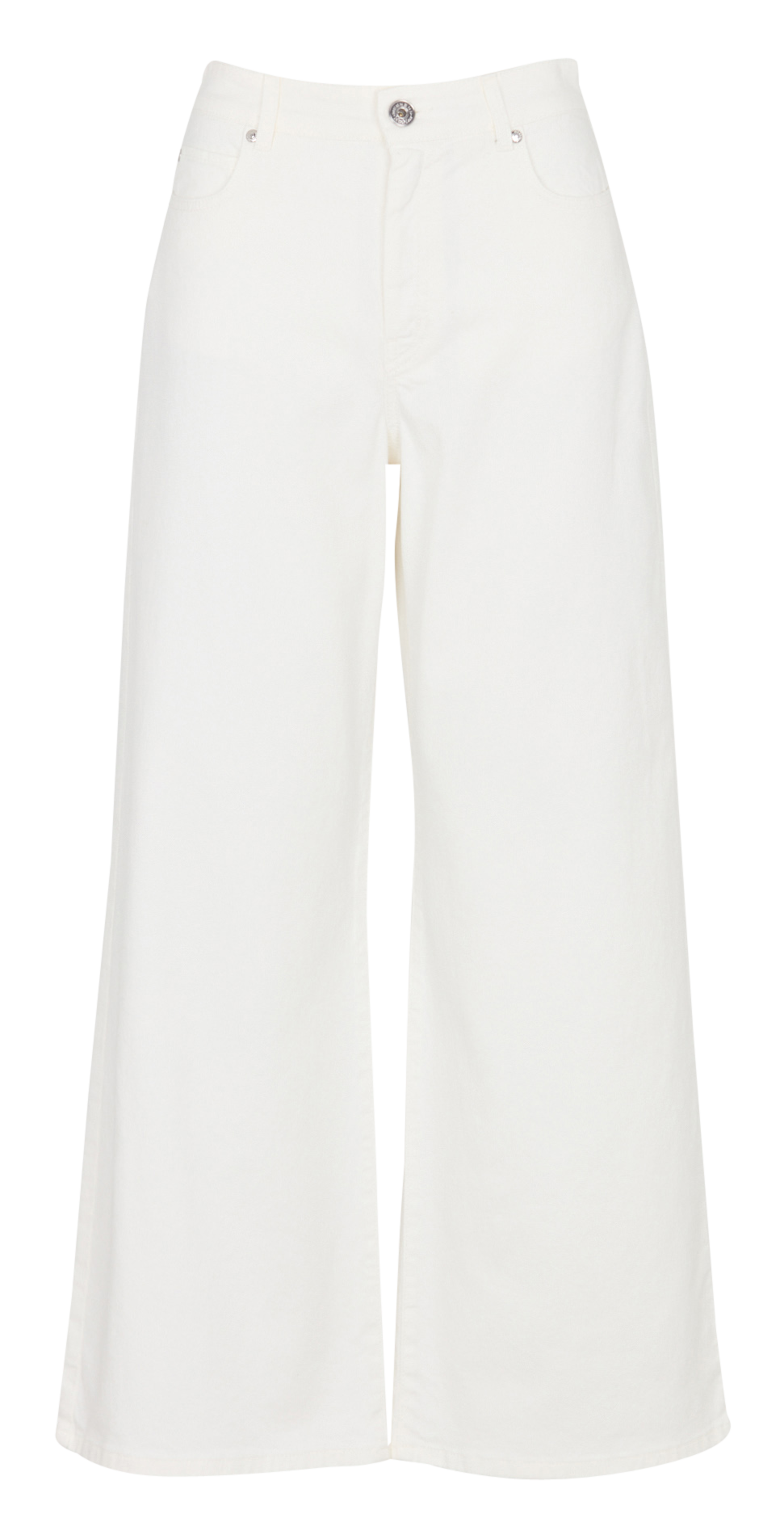 Farbige Straight Cut Jeans mit 5 Taschen MAX MARA WEEK END Weiss