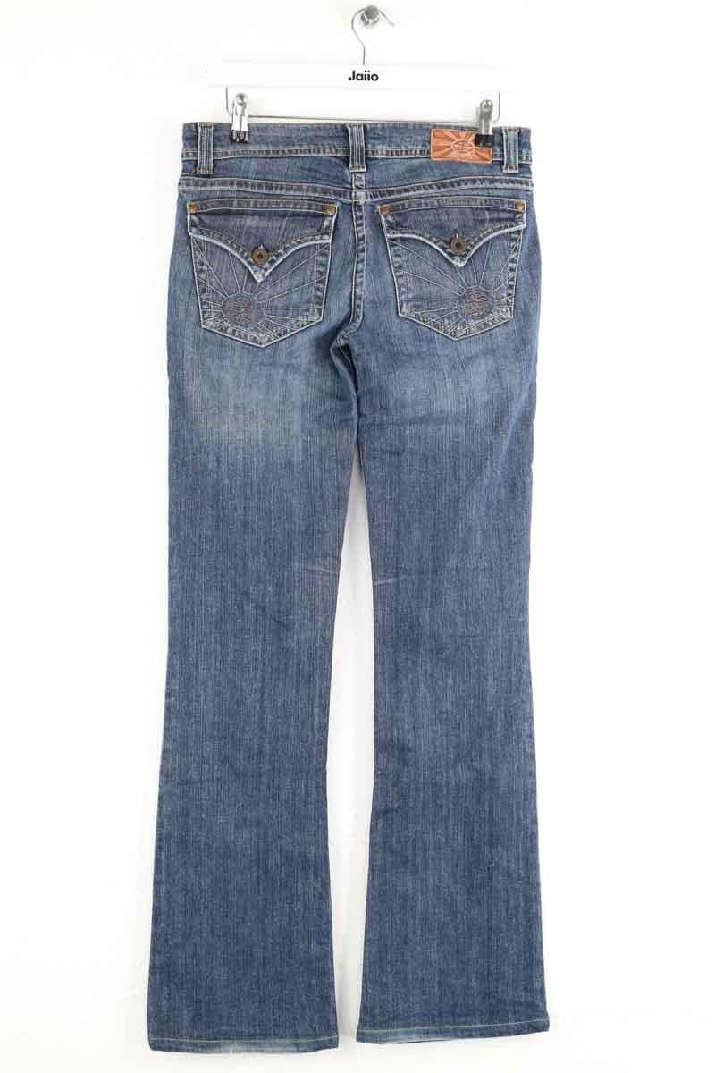 - Straight-leg jeans
- 5 pockets
- Straight cut
- Faded effect ANTIK BATIK - Seconde Main Blue