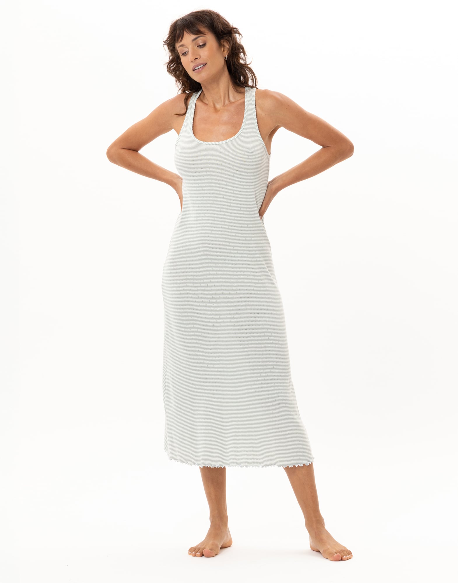 Chemise de nuit longue en coton LE CHAT Multicolored