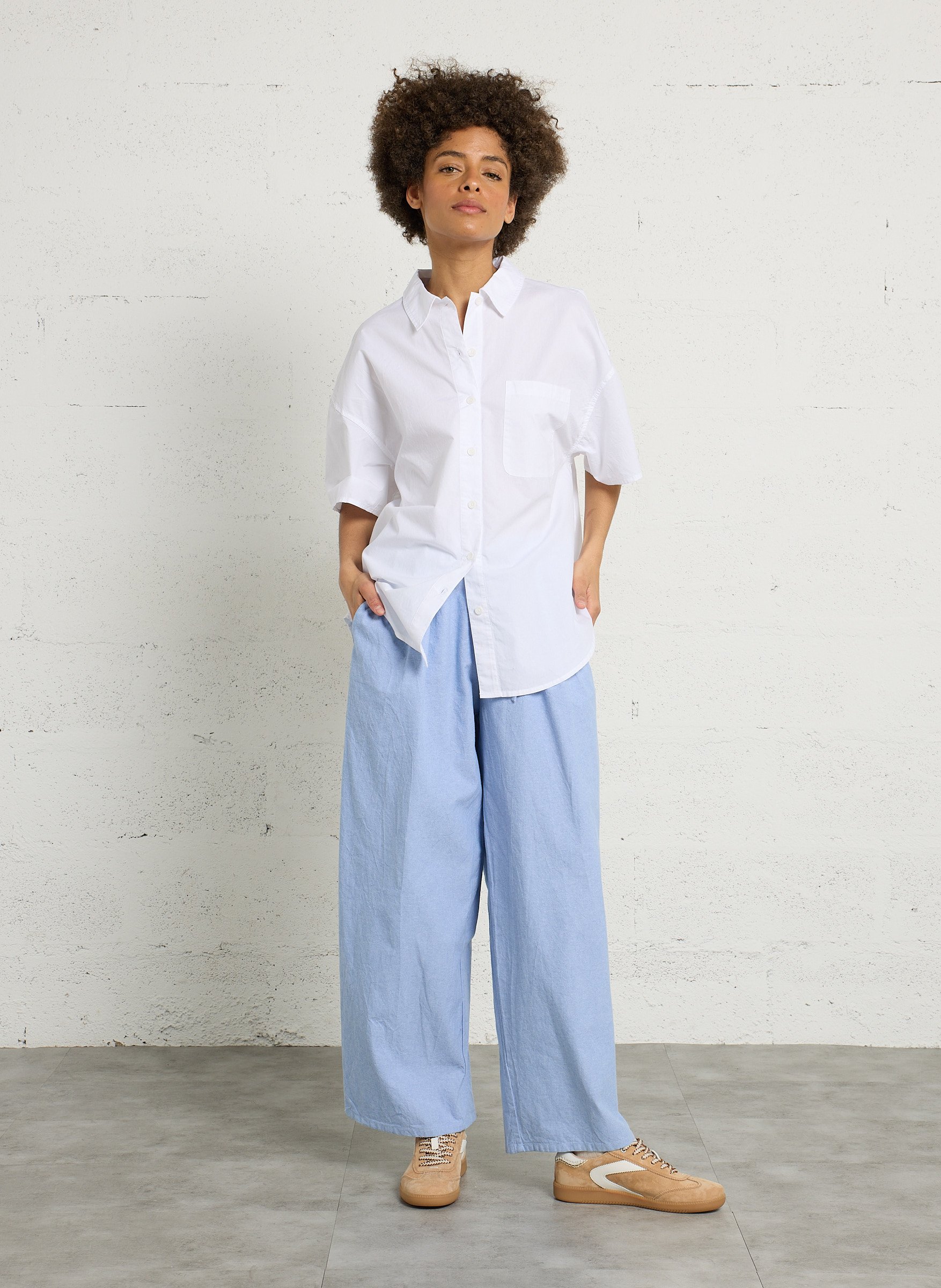 Weit geschnittene Jeans AMERICAN VINTAGE Blau