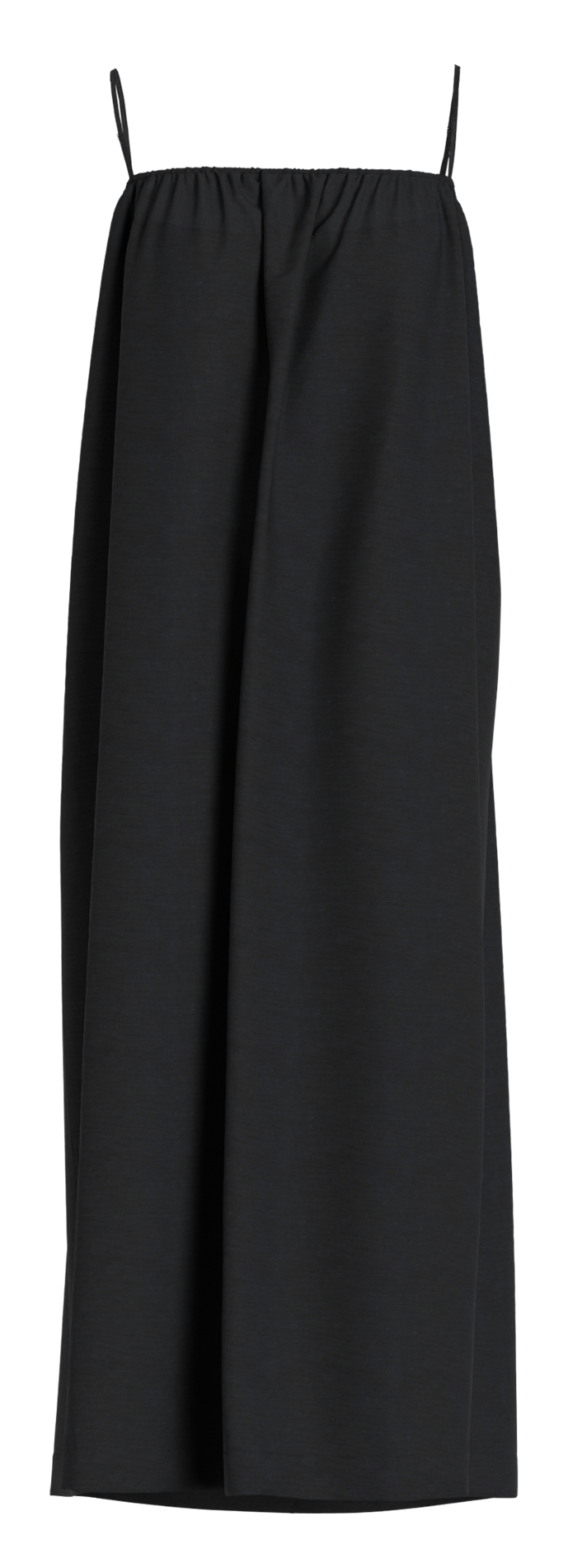 Langes Kleid mit Rundhalsausschnitt VILA Schwarz