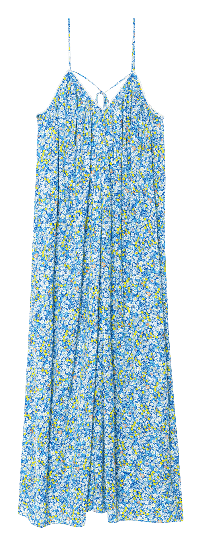 Lange jurk met V-hals en print ZADIG&VOLTAIRE Yellow