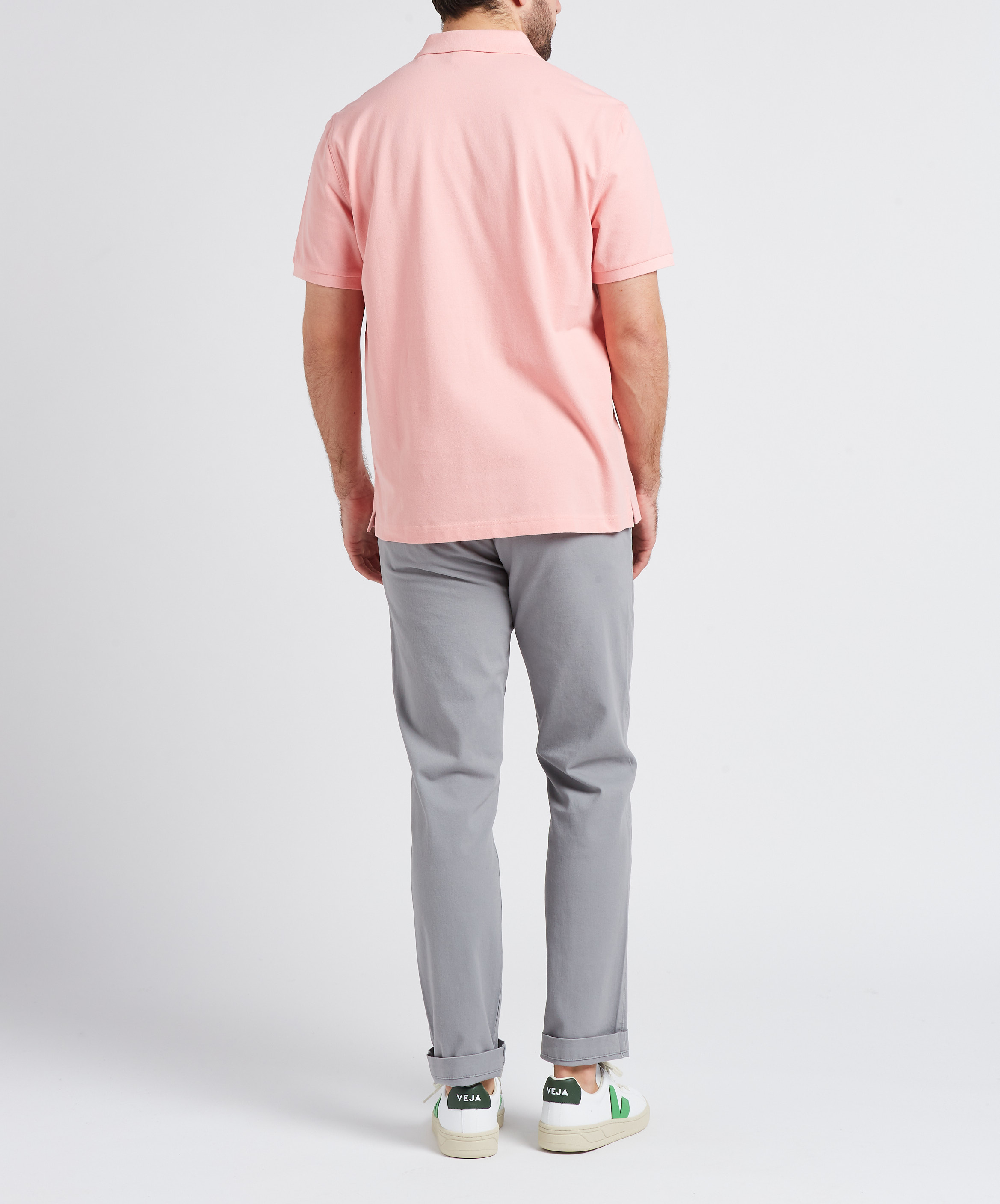 Round-neck cotton T-shirt GANT Pink