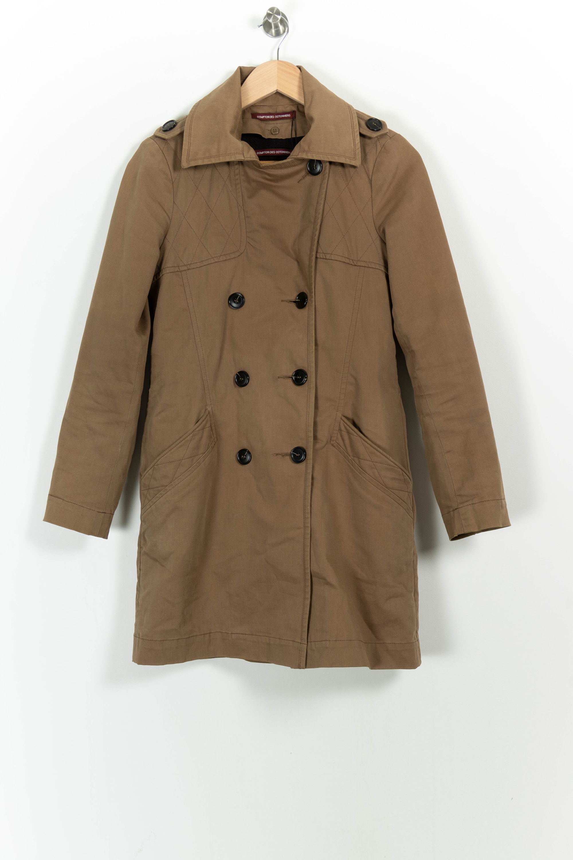 Long coat COMPTOIR DES COTONNIERS - Seconde main Brown