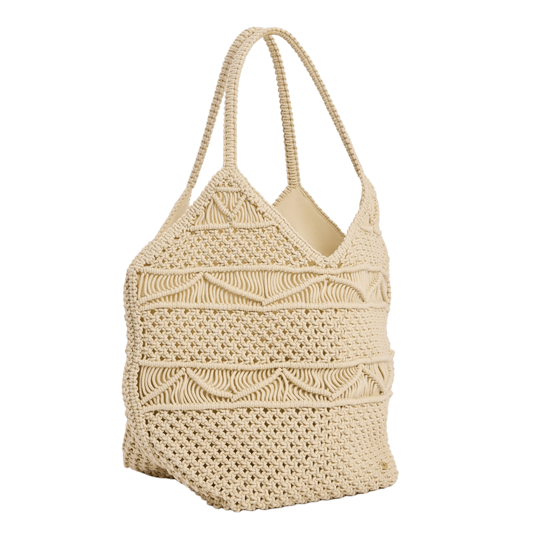 sac porté épaule en crochet VANESSA BRUNO Beige
