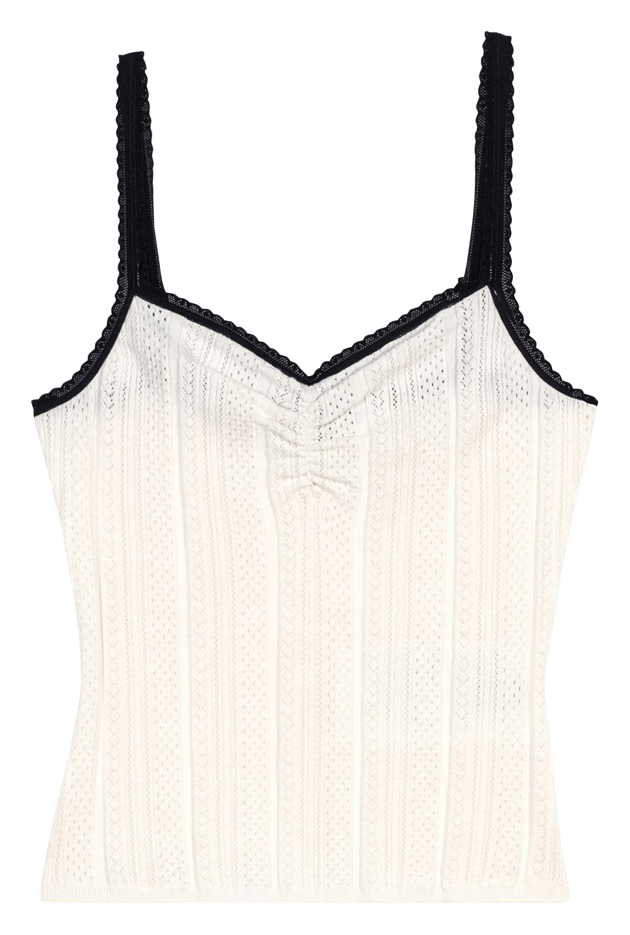 Gilet 2 en 1 uni en coton mélangé MAJE Blanc