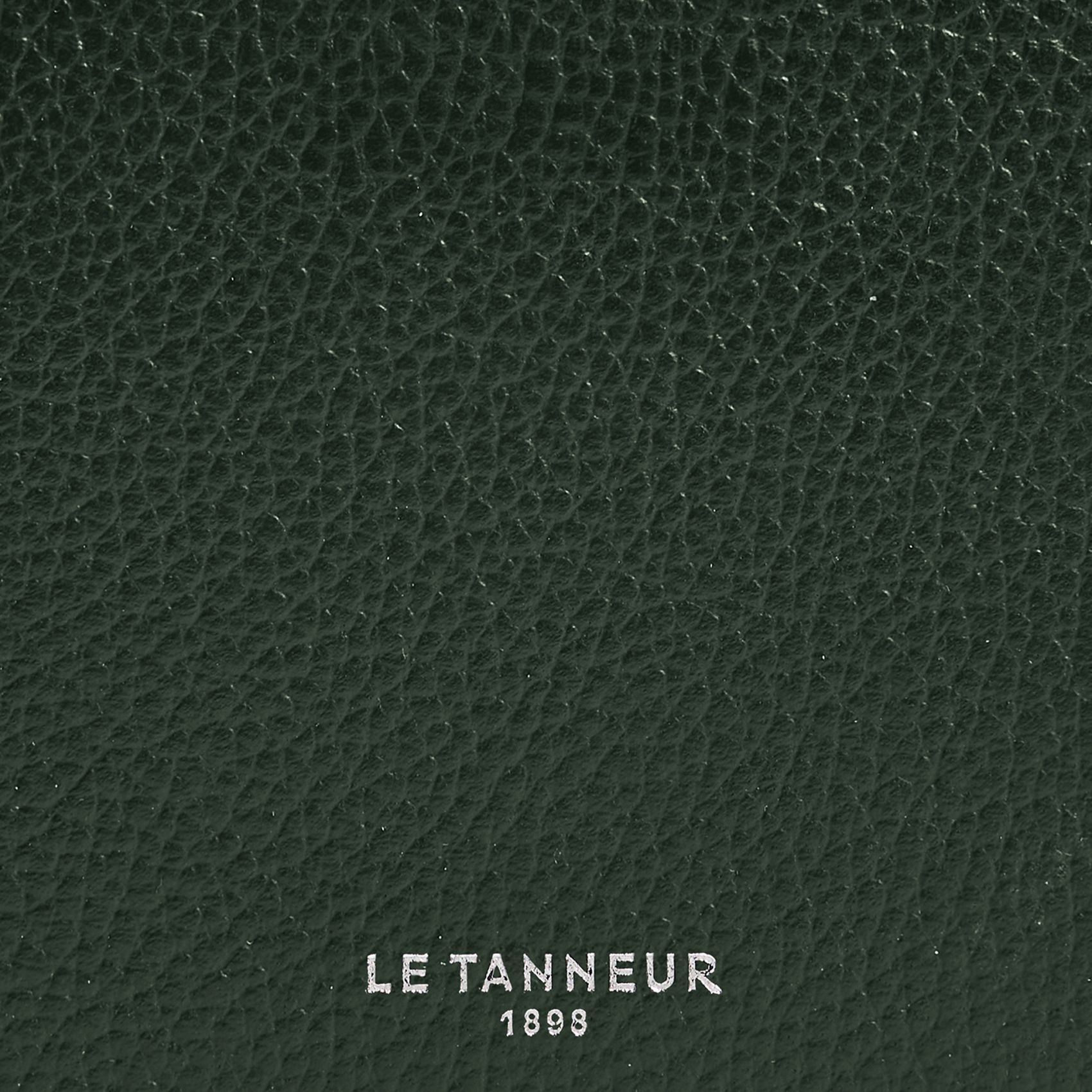 Portefeuille en cuir de vachette LE TANNEUR Vert