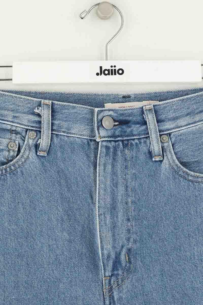 Wide leg jeans w26 l31 GANNI - Seconde Main Blue