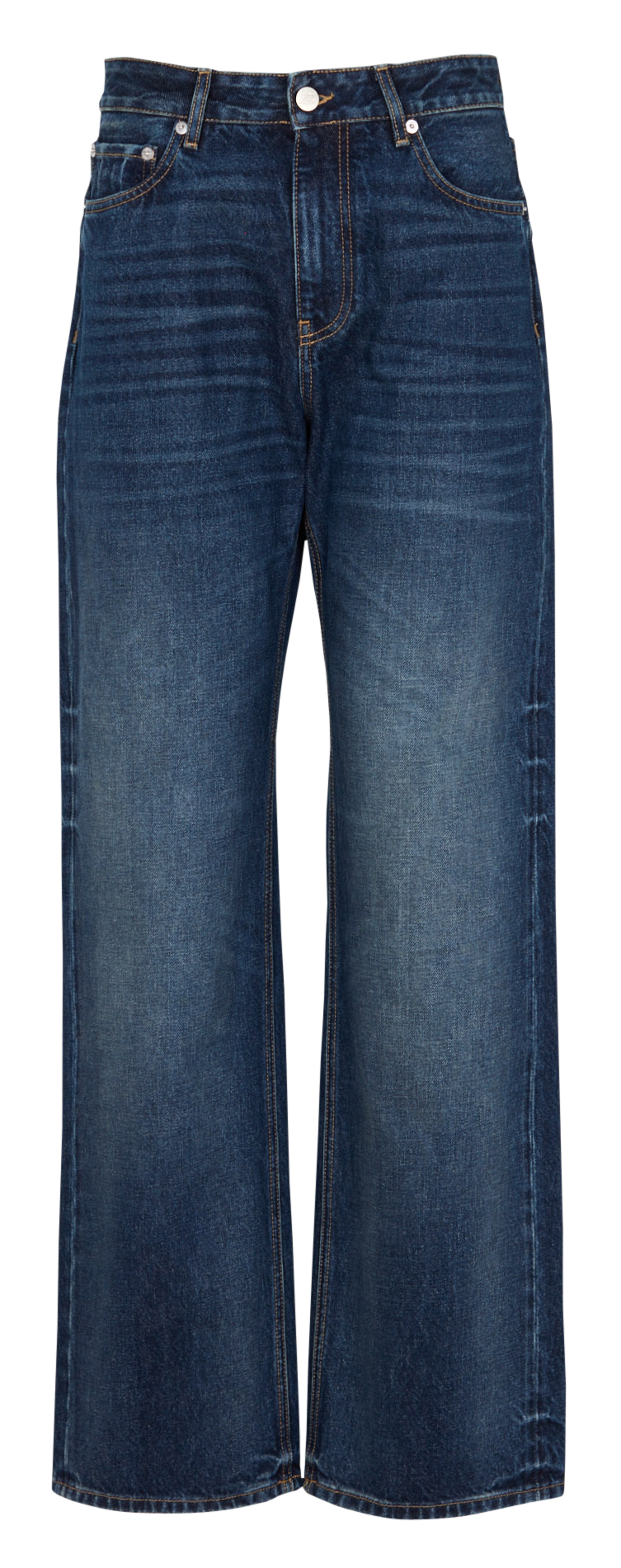 Rechte, katoenen jeans LAURENCE BRAS Blauw