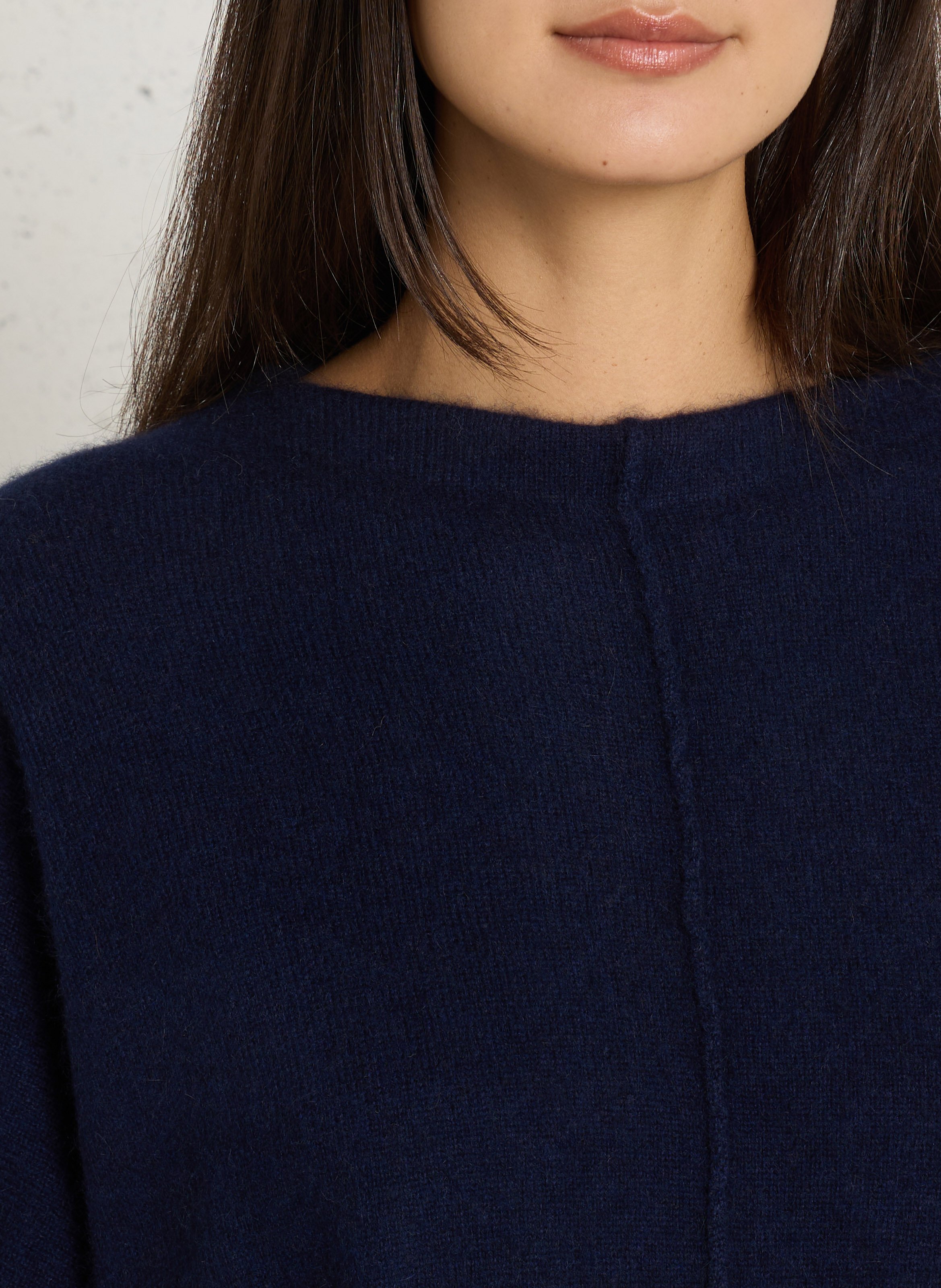 Pull ample col rond BELLEROSE Bleu