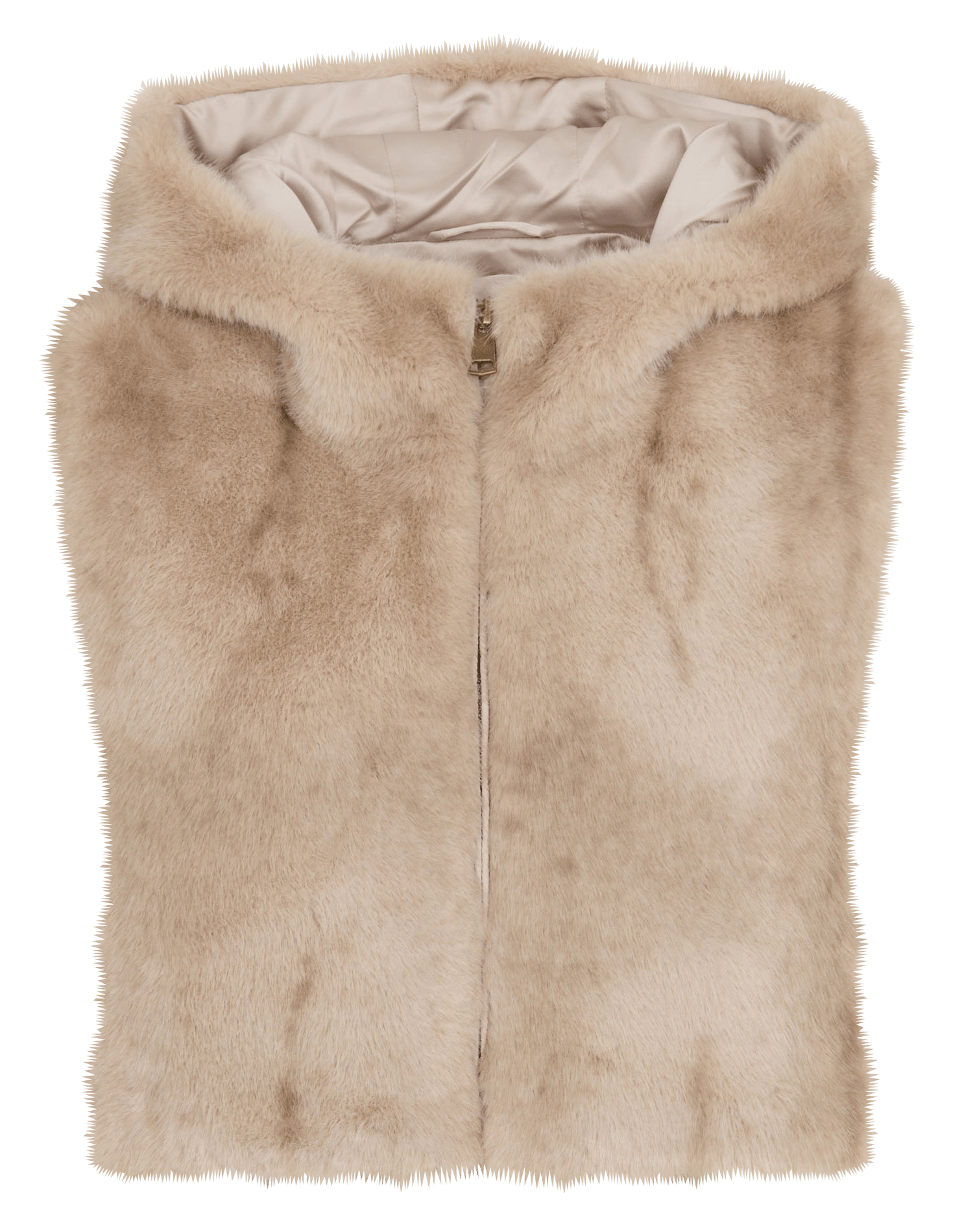Zip-up hooded scarf MAISON 123