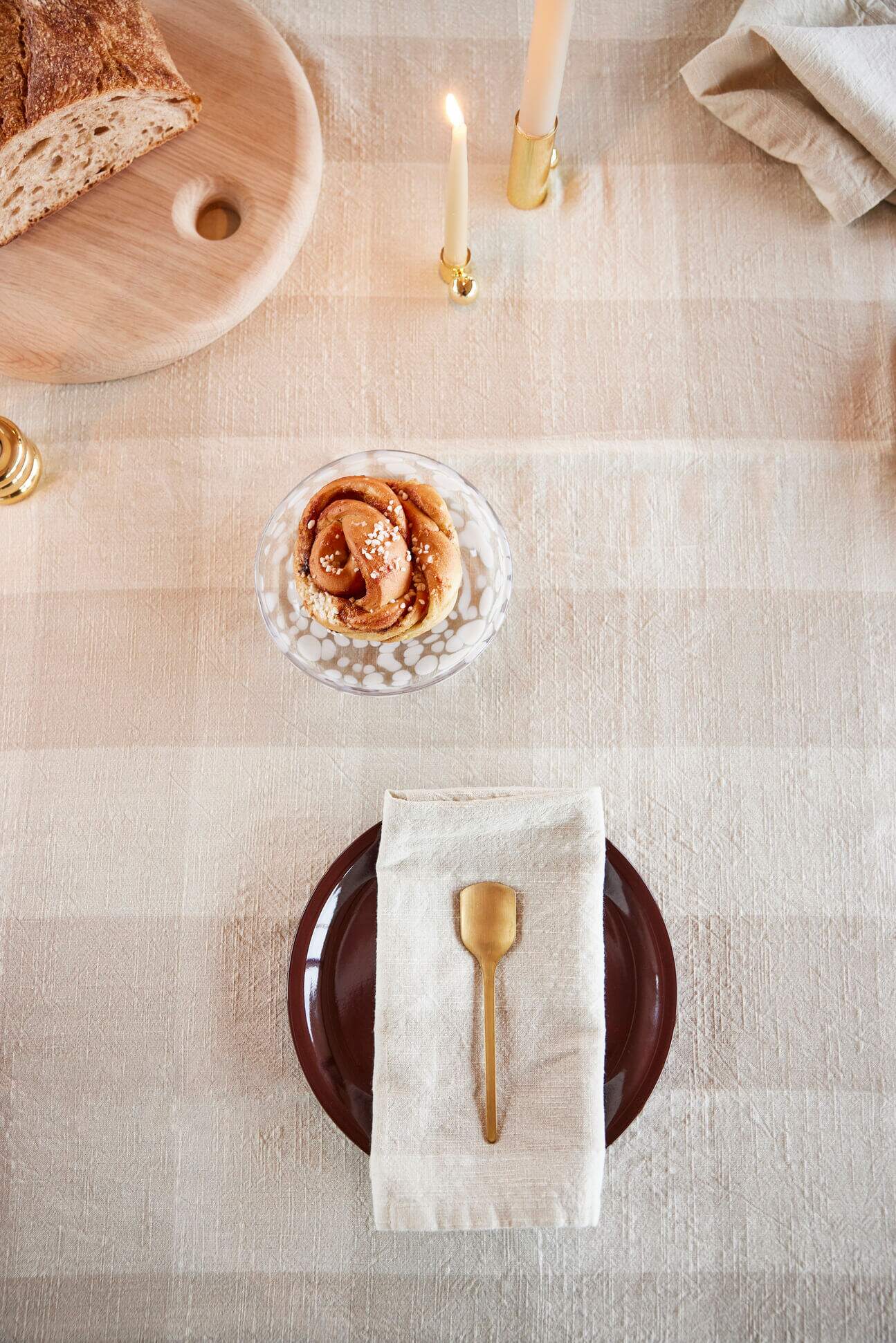 Cotton table cloth OYOY LIVING DESIGN White