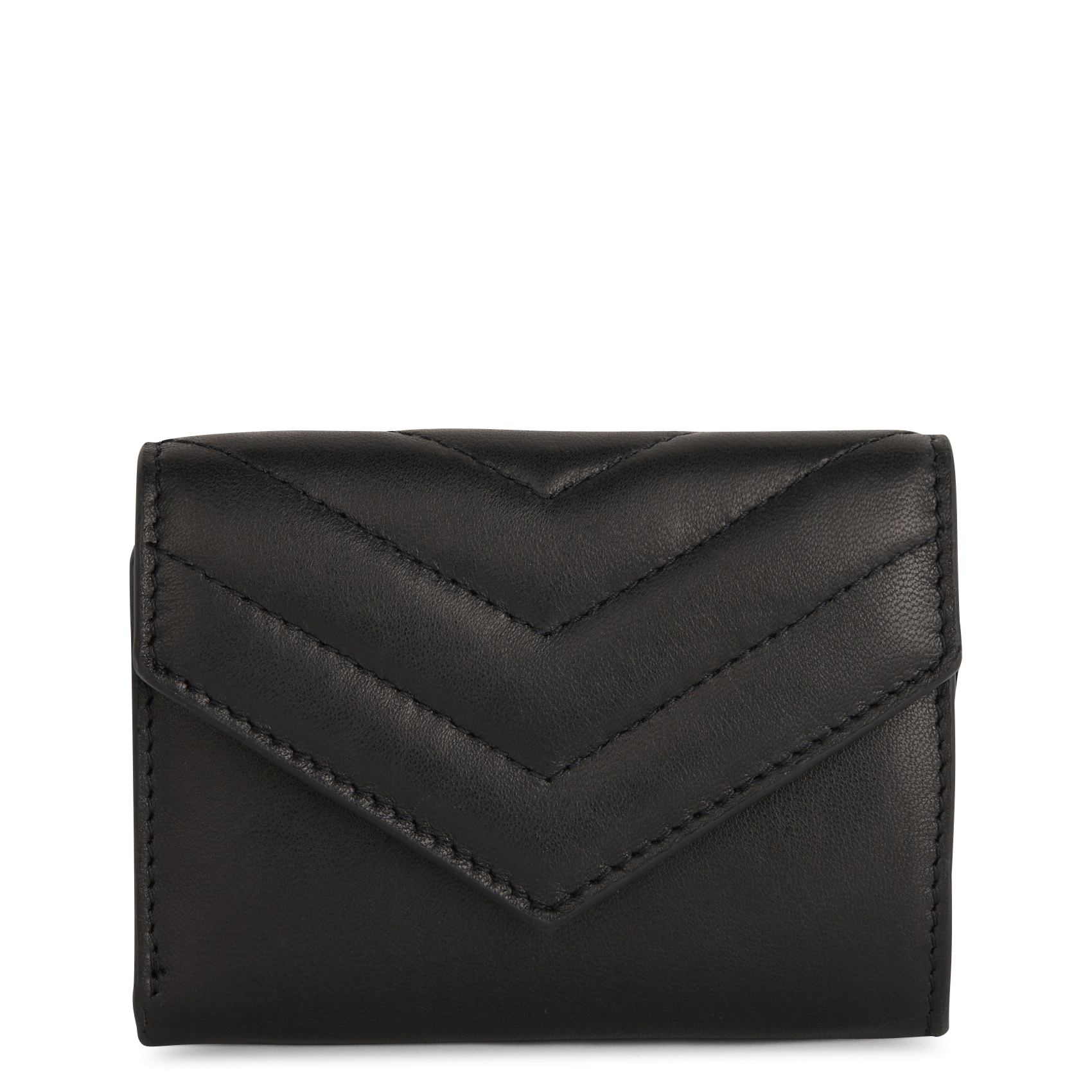 Porte-feuille en cuir IKKS Noir