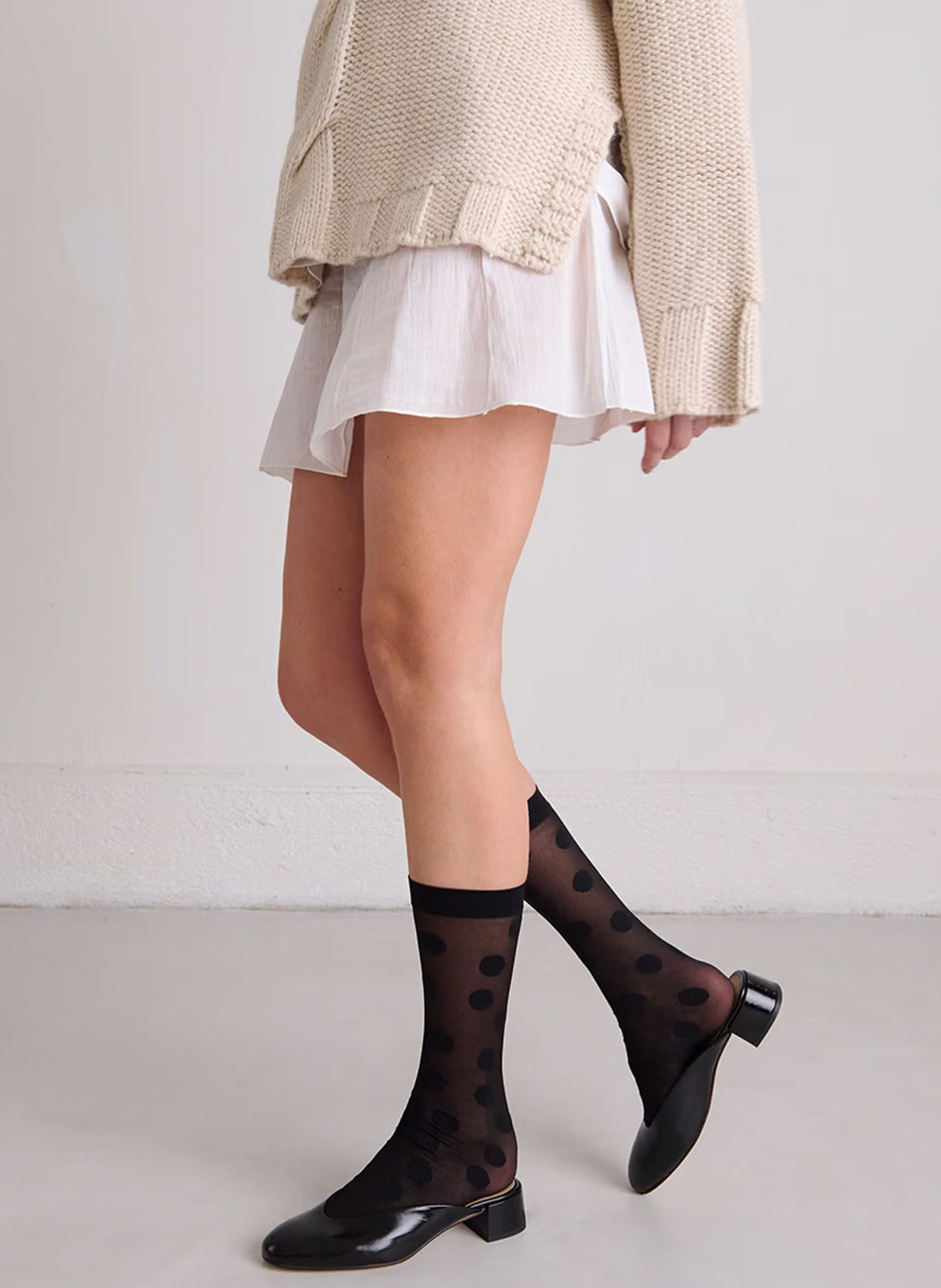 Leather mules JONAK Black