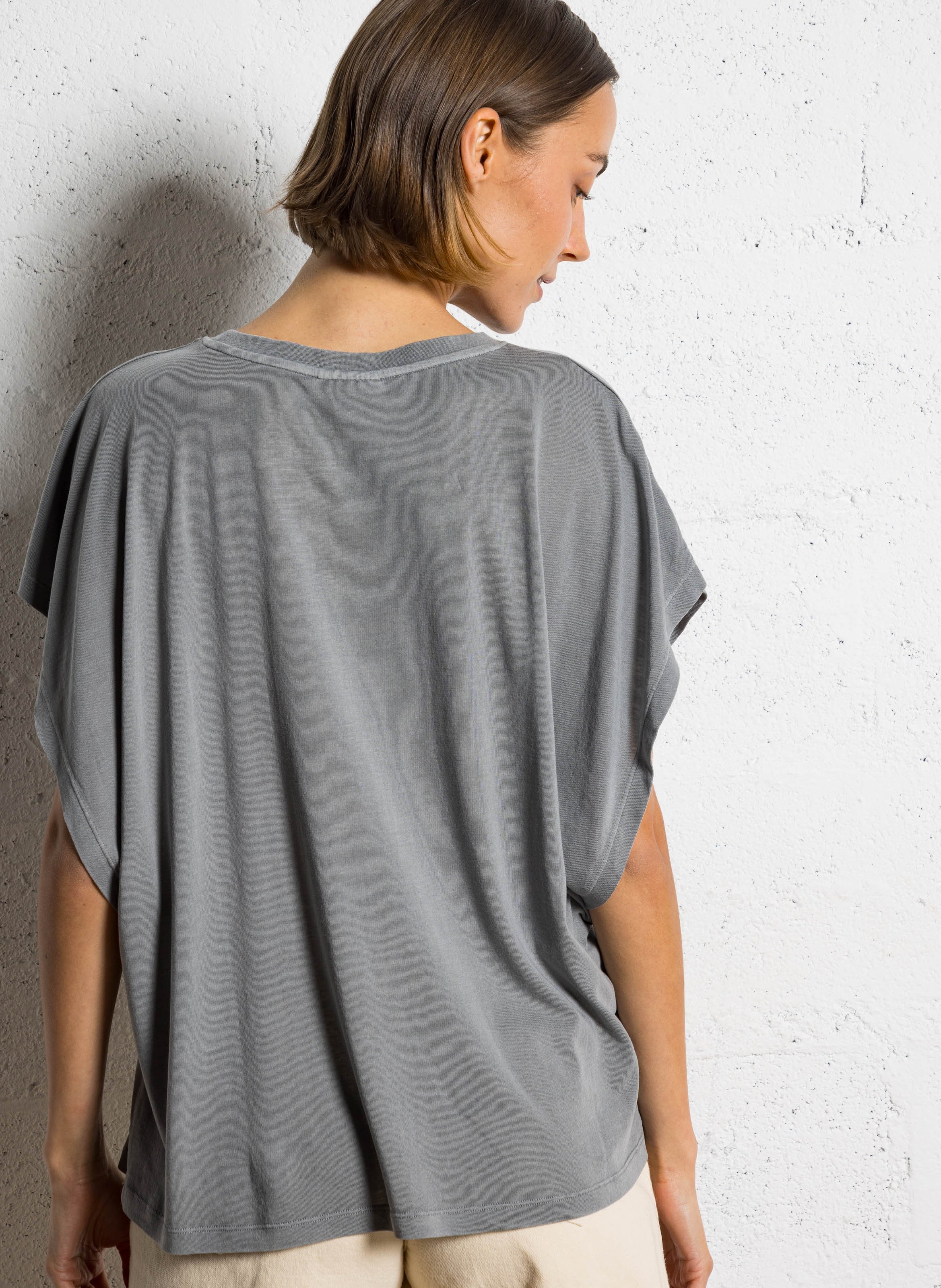 Cotton T-shirt NEWTONE Grey