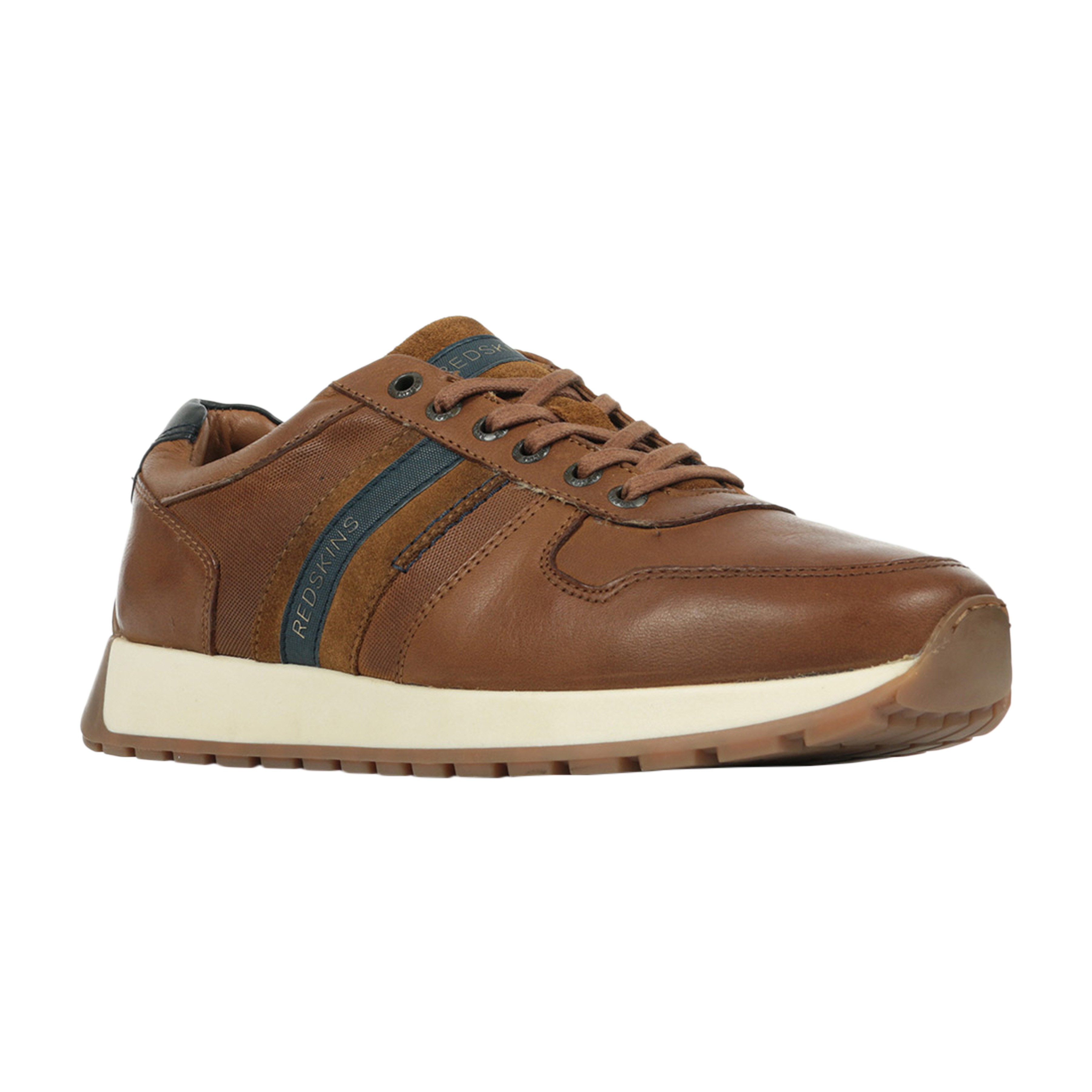 Hertel low leather sneaker REDSKINS Brown