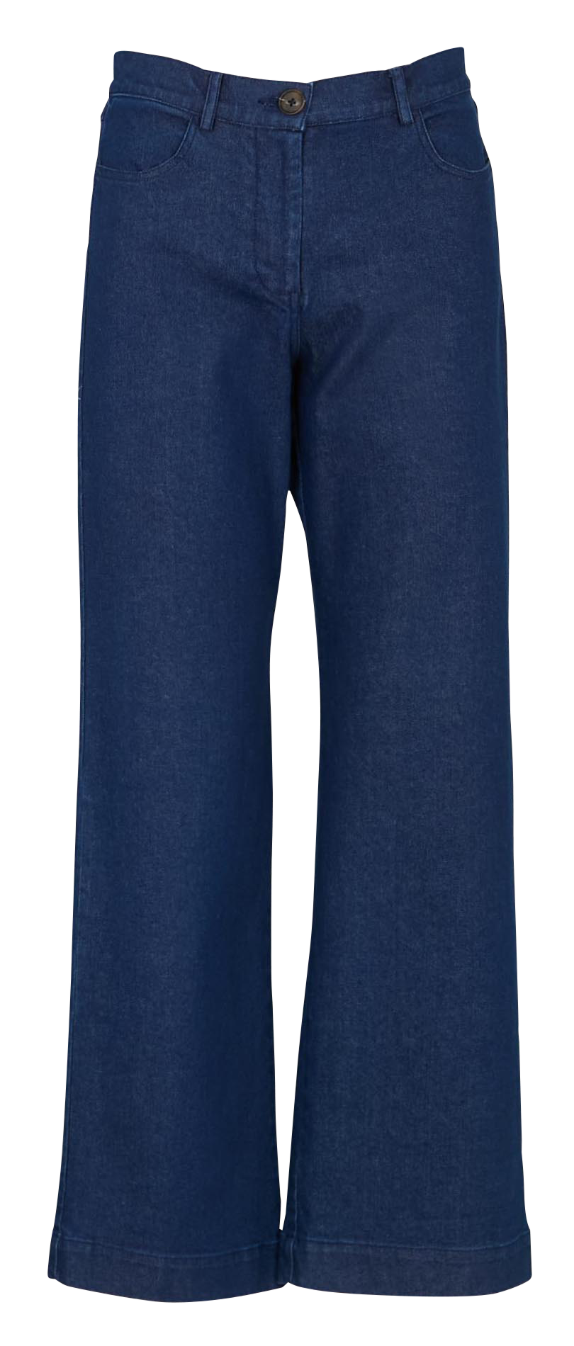 Jean droit en coton mélangé NICE THINGS Bleu