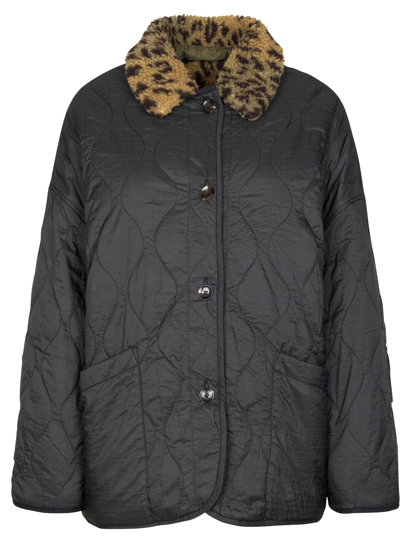 Oversized omkeerbare jas BELLEROSE Zwart