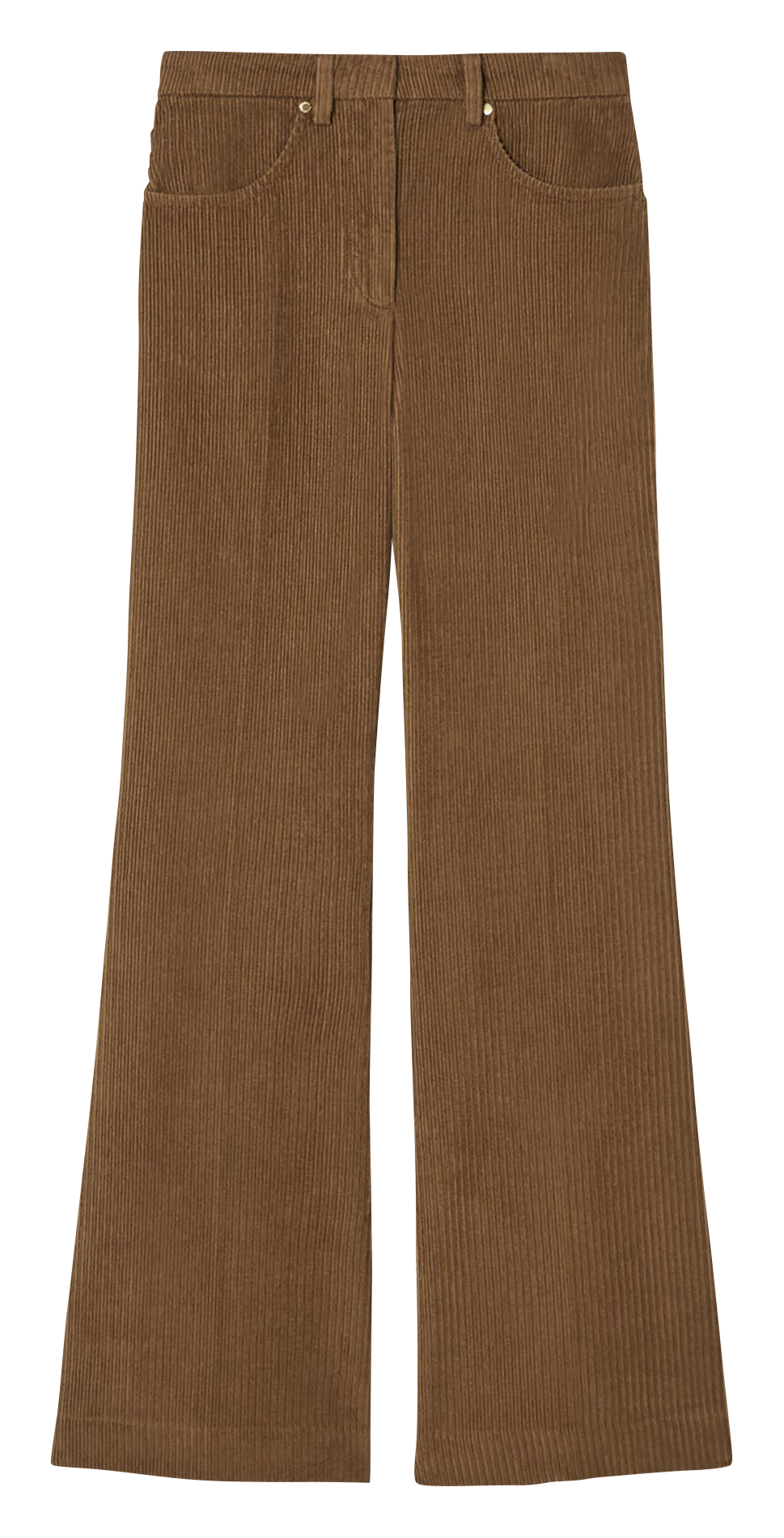Wide corduroy trousers TARA JARMON Brown