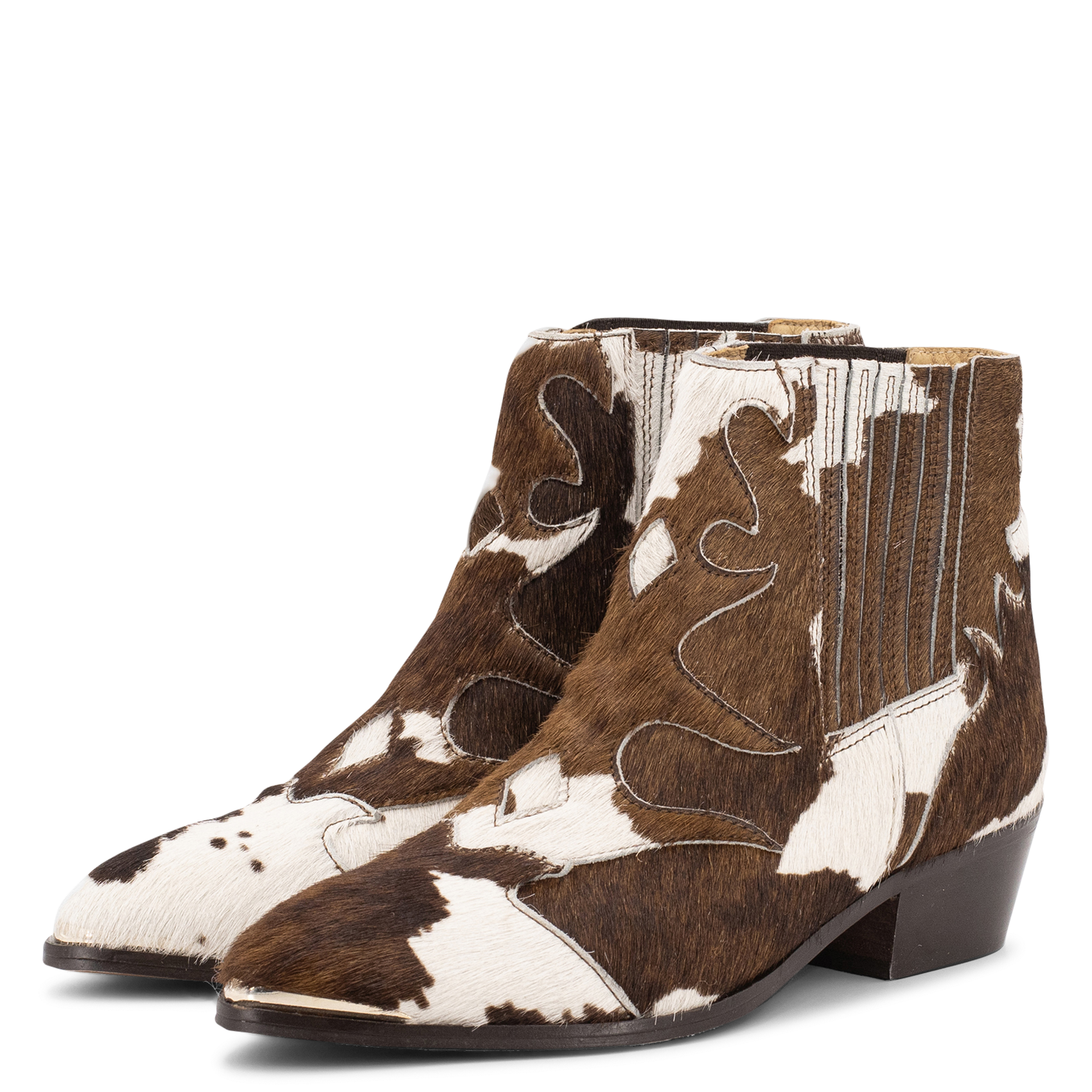Bianca leather ankle boots TORAL Multicolored