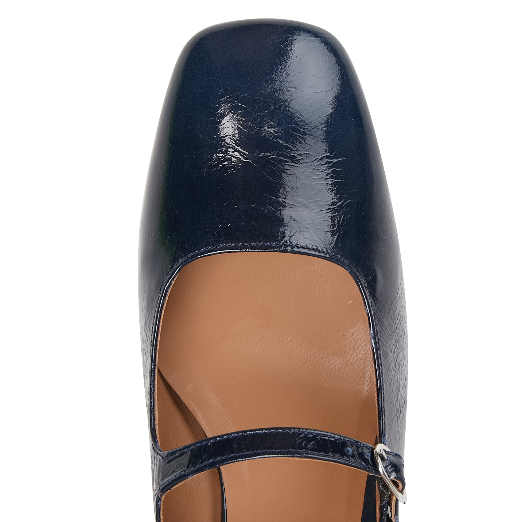 Babies à talons en cuir verni MELLOW YELLOW Bleu