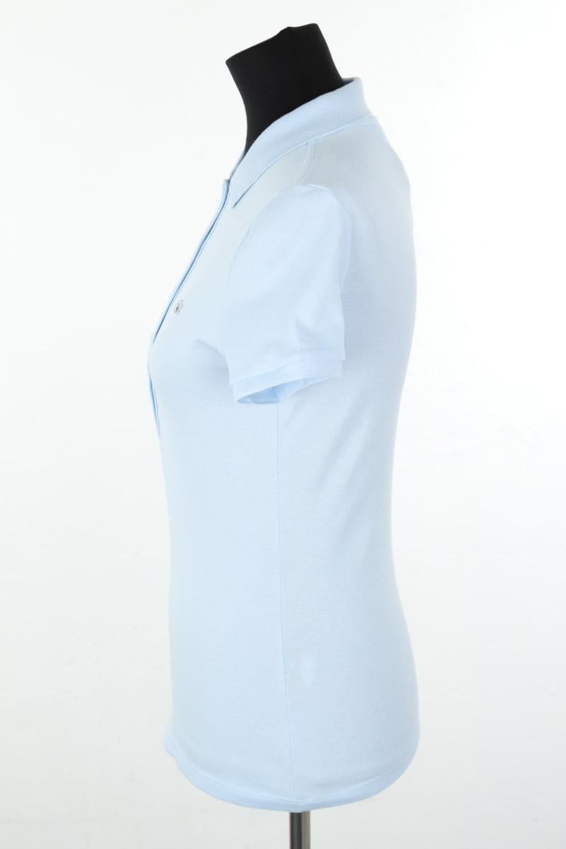 Cotton polo shirt LACOSTE - SECONDE MAIN Blue
