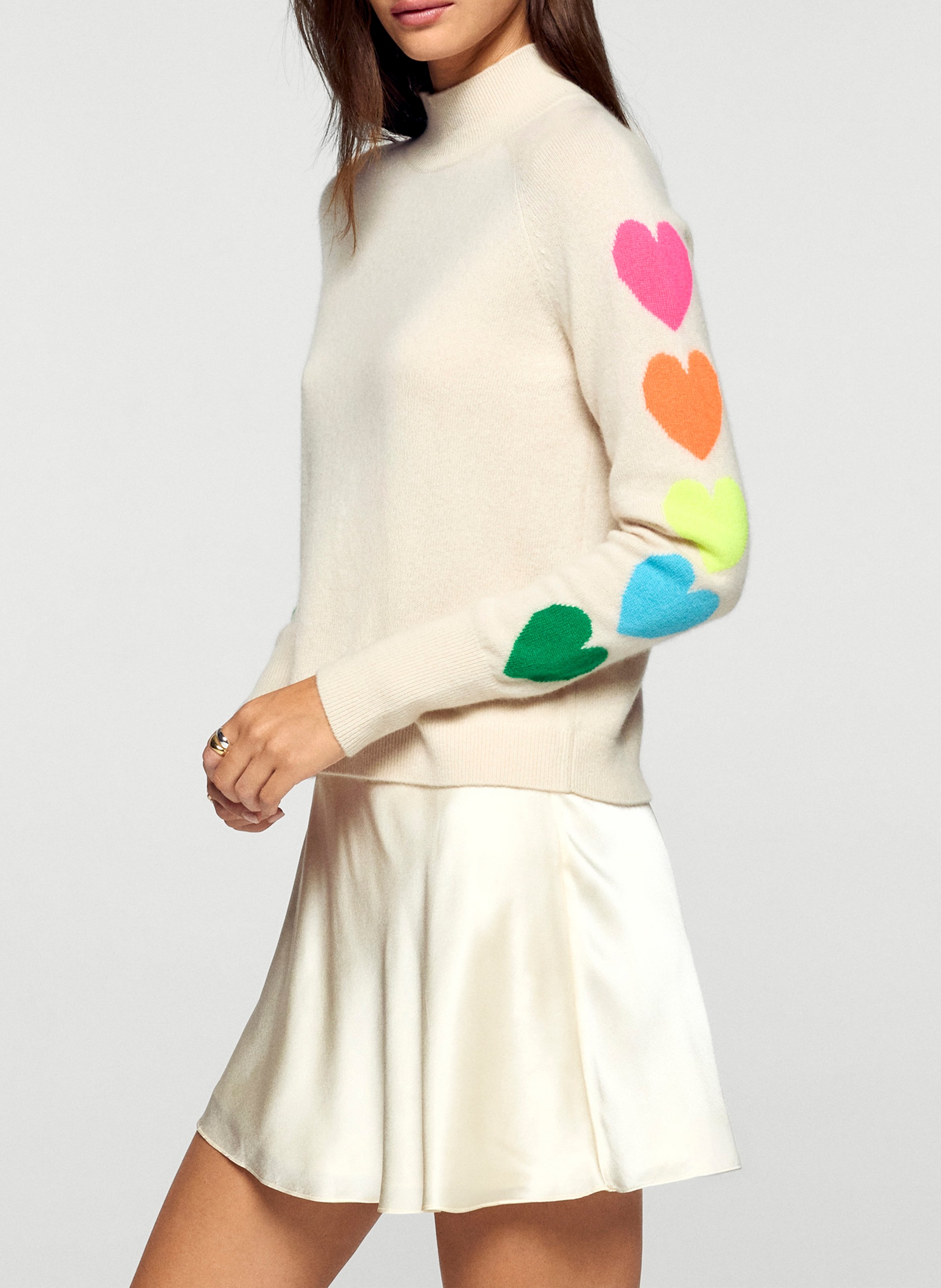 Cashmere high-neck sweater FROM FUTURE Beige