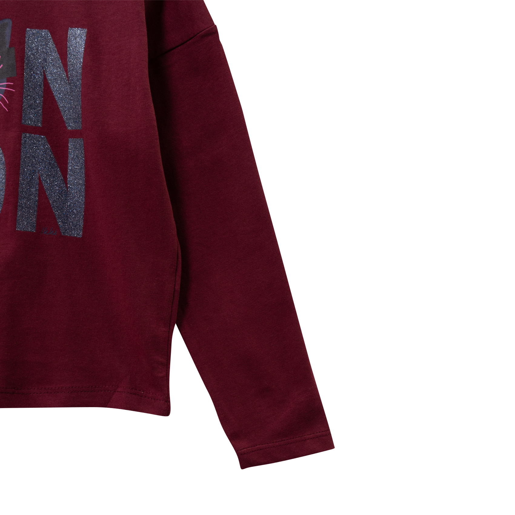 Tee-shirt droit col rond coton IKKS JUNIOR Violet