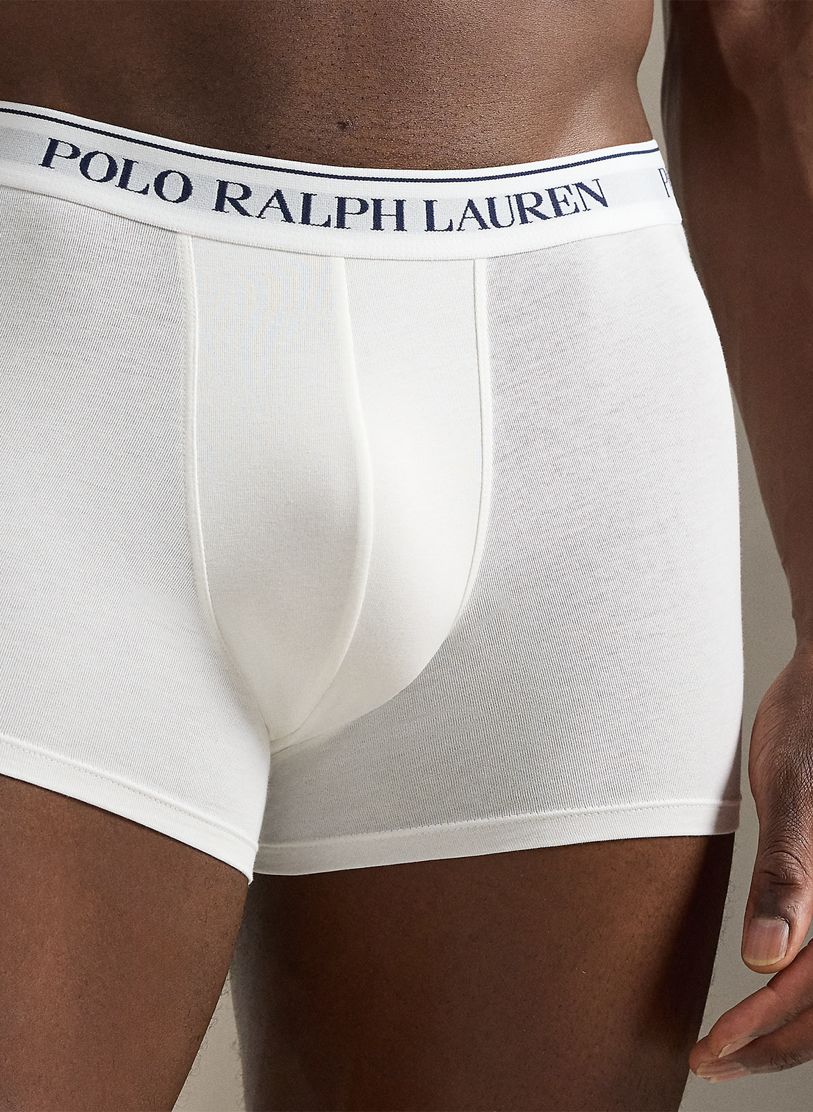 Pack of three cotton-blend boxers POLO RALPH LAUREN White