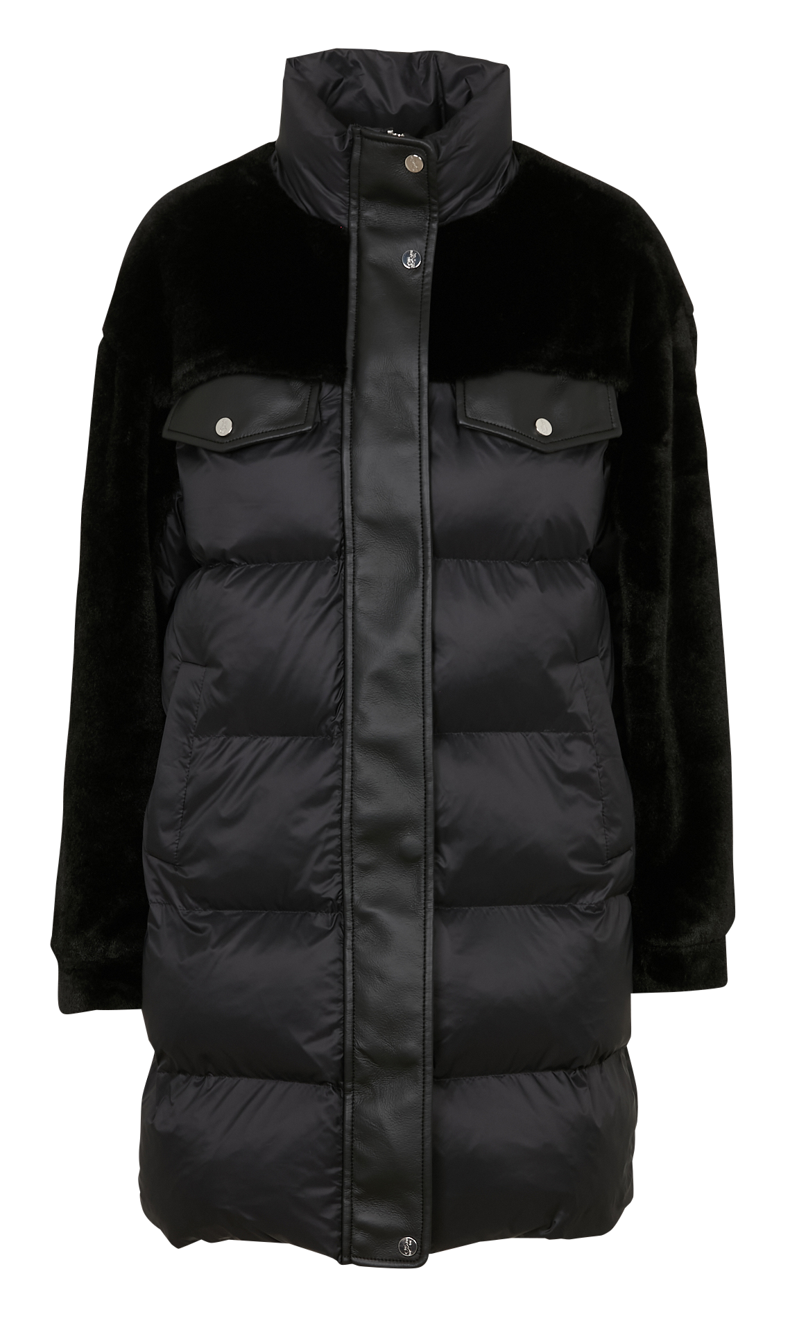 Manteau col montant BERENICE Noir
