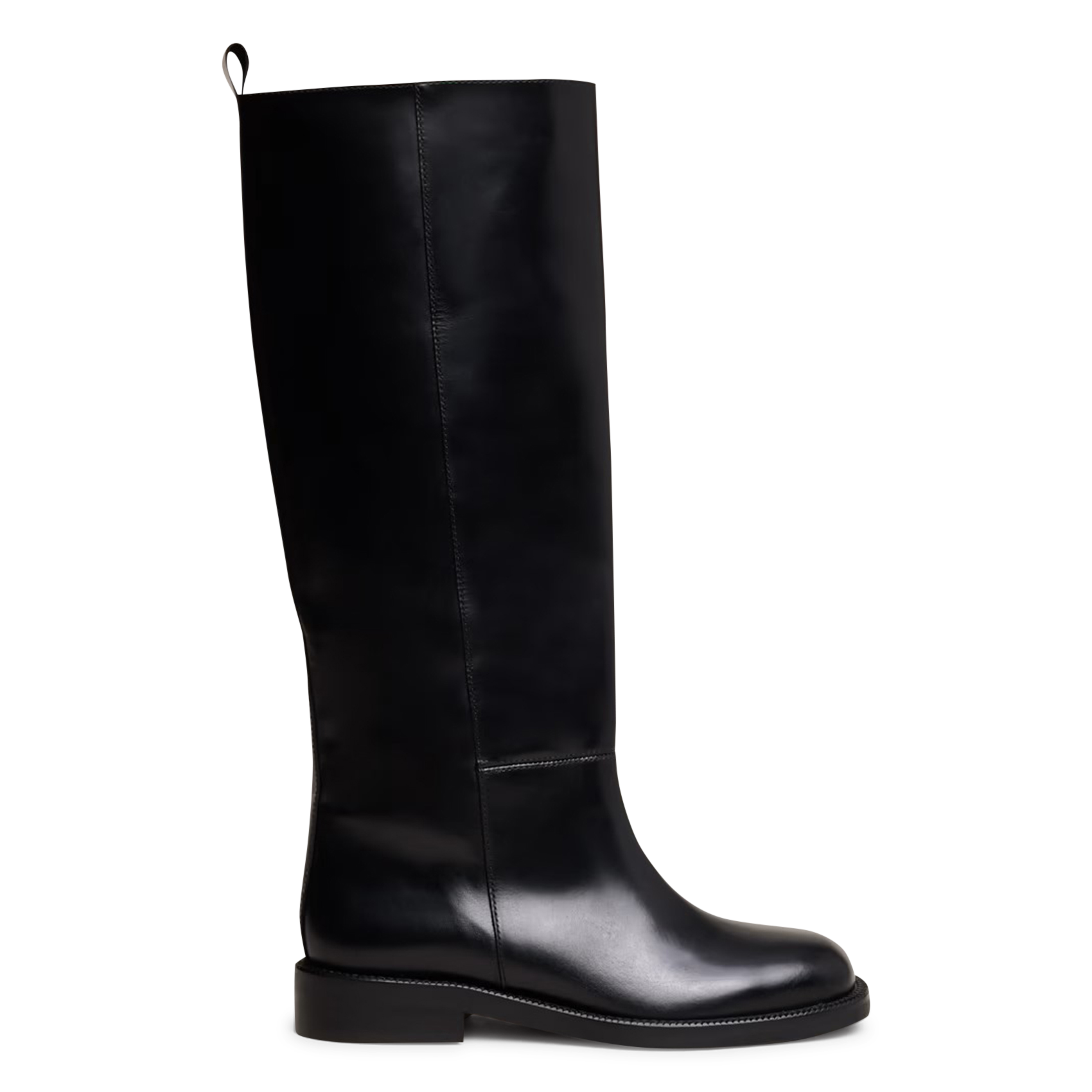 Smooth leather high boots JONAK Black