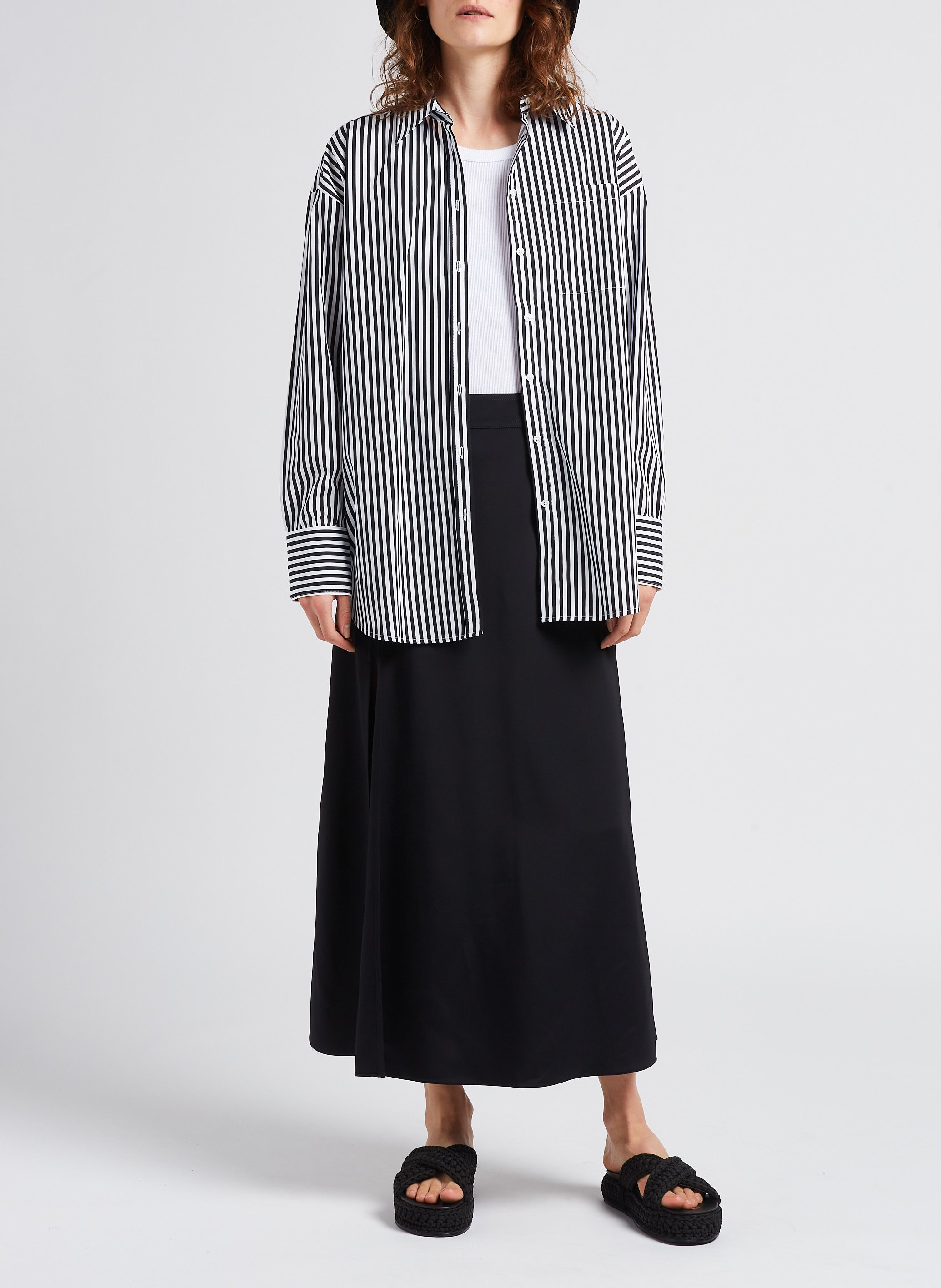 Lange rok met hoge taille SONIA RYKIEL Zwart