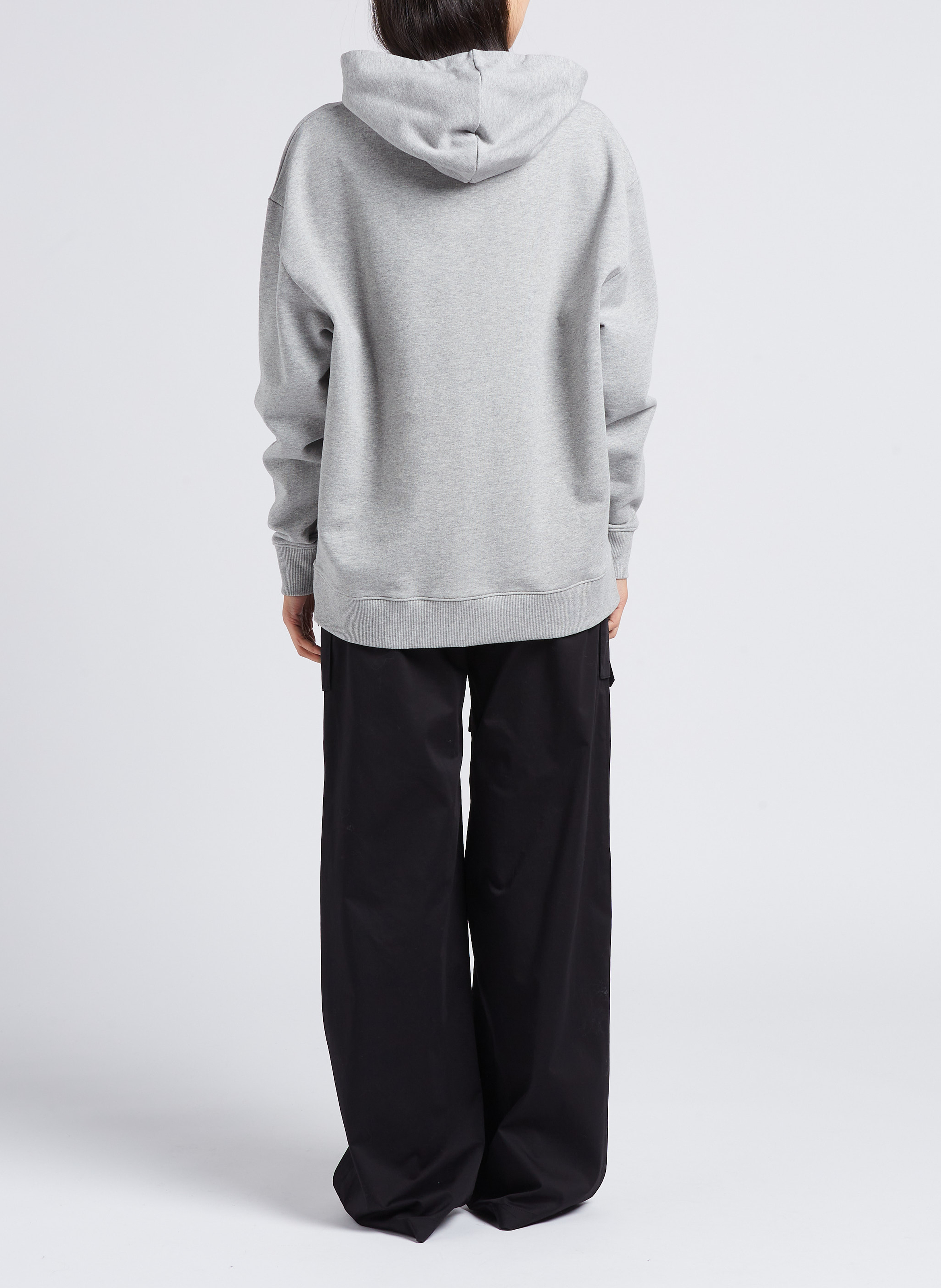 Kapuzensweatshirt aus Bio-Baumwolle mit Siebdruck IRO Grau