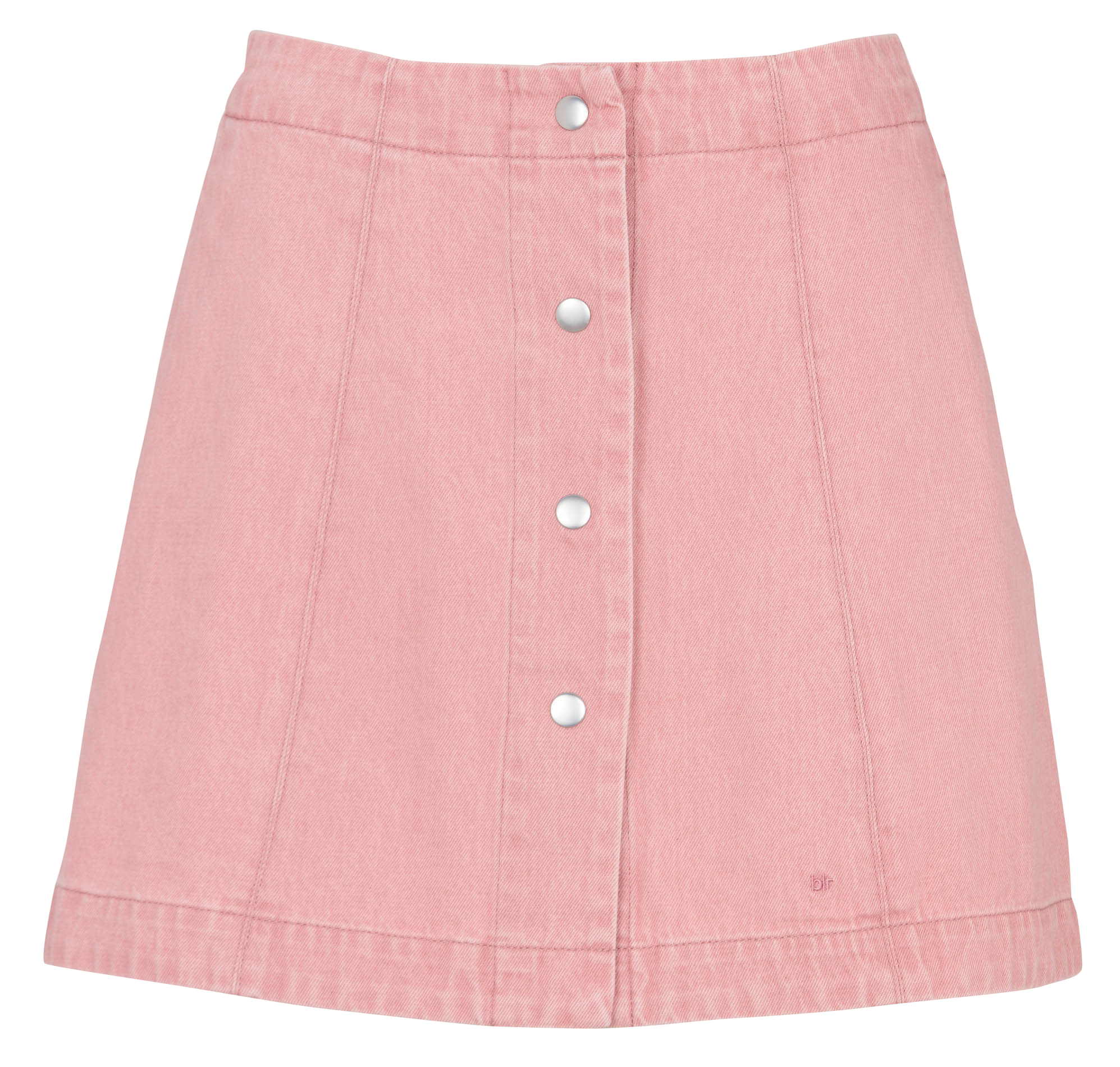 Short solid buttoned skirt BELLEROSE Orange