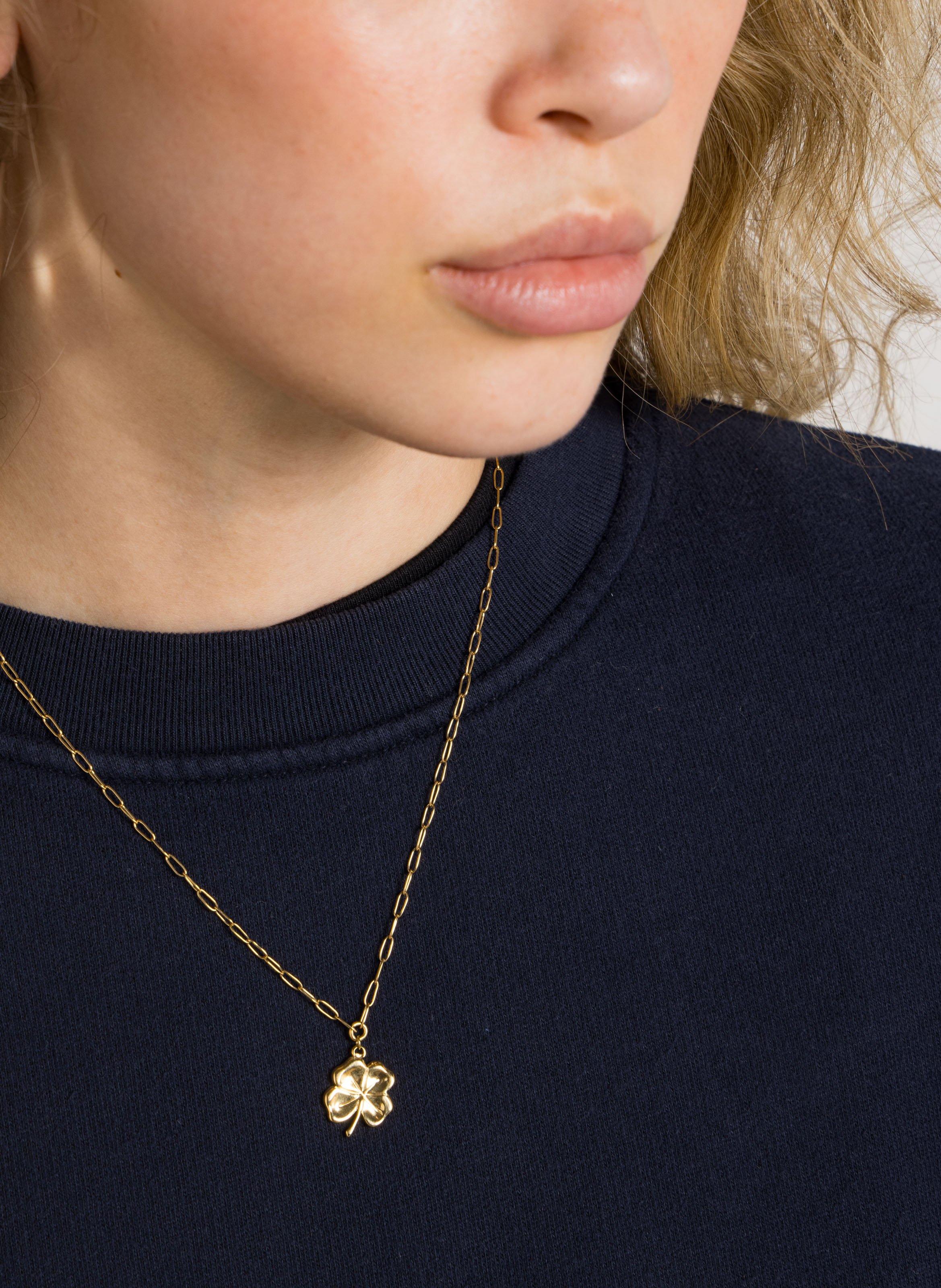 Collier en acier AU PRINTEMPS PARIS Doré