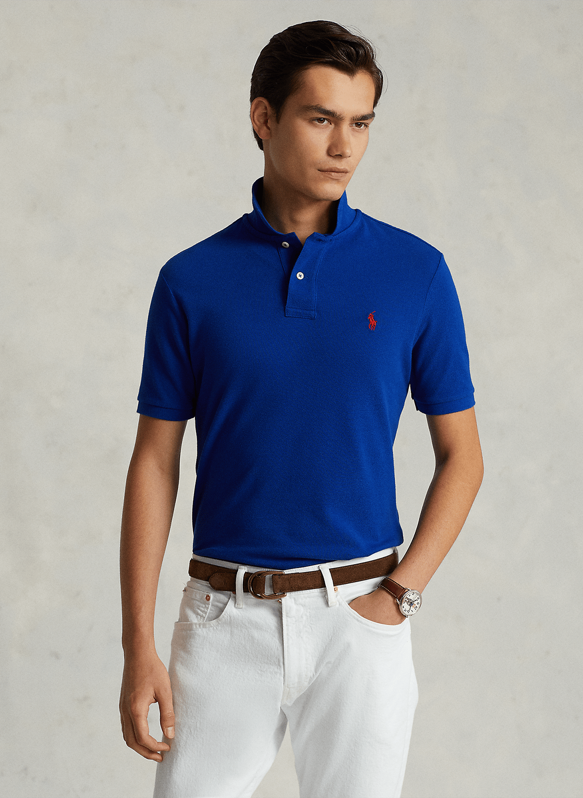 Polo slim-fit en coton piqué POLO RALPH LAUREN