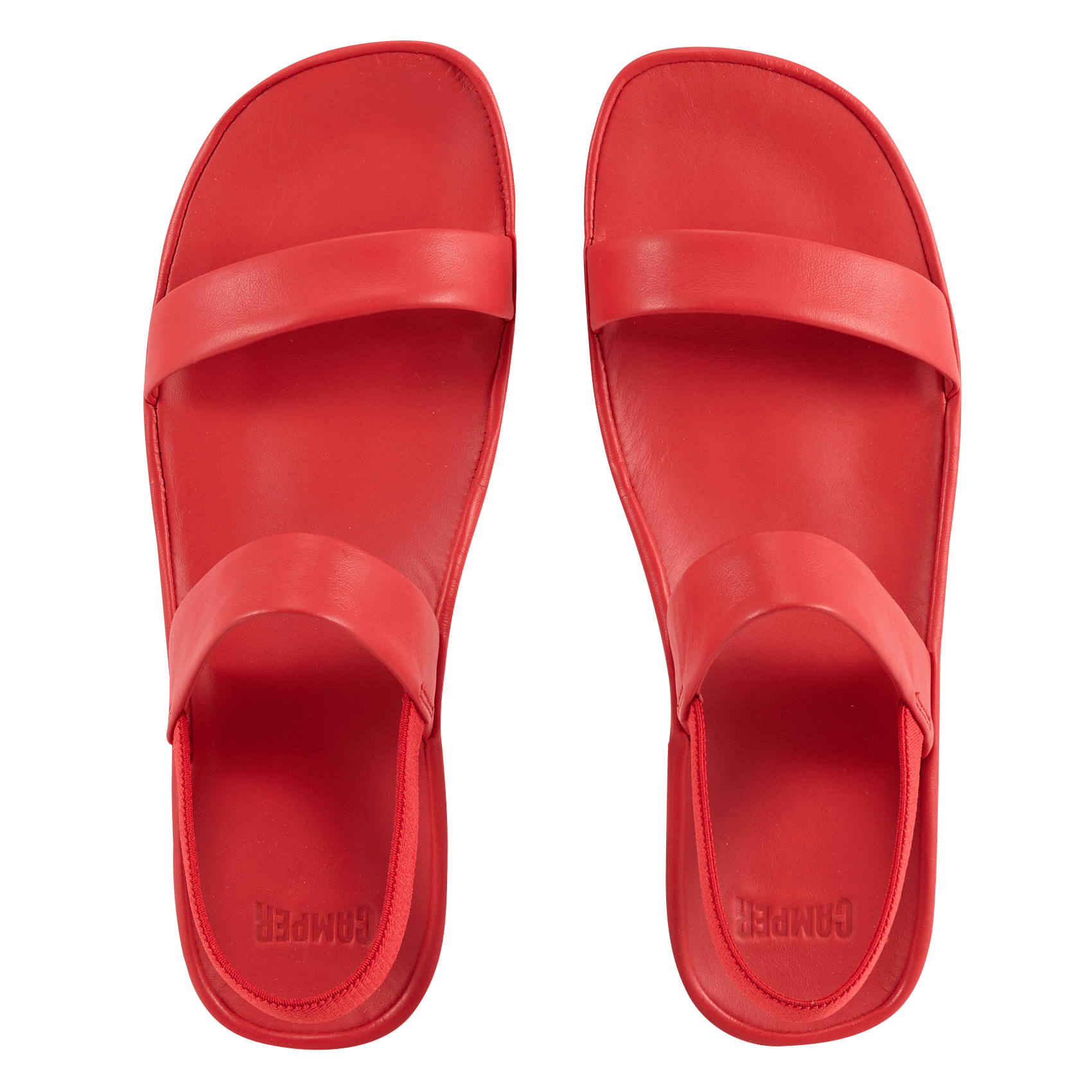 Sandales plates CAMPER Rouge