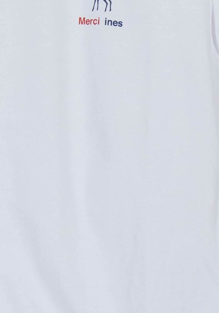 Tommy Badge T-shirt INES DE LA FRESSANGE - Seconde main White