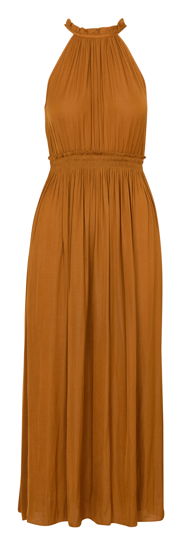 Lange, glanzende jurk MAISON 123 Goudkleurig