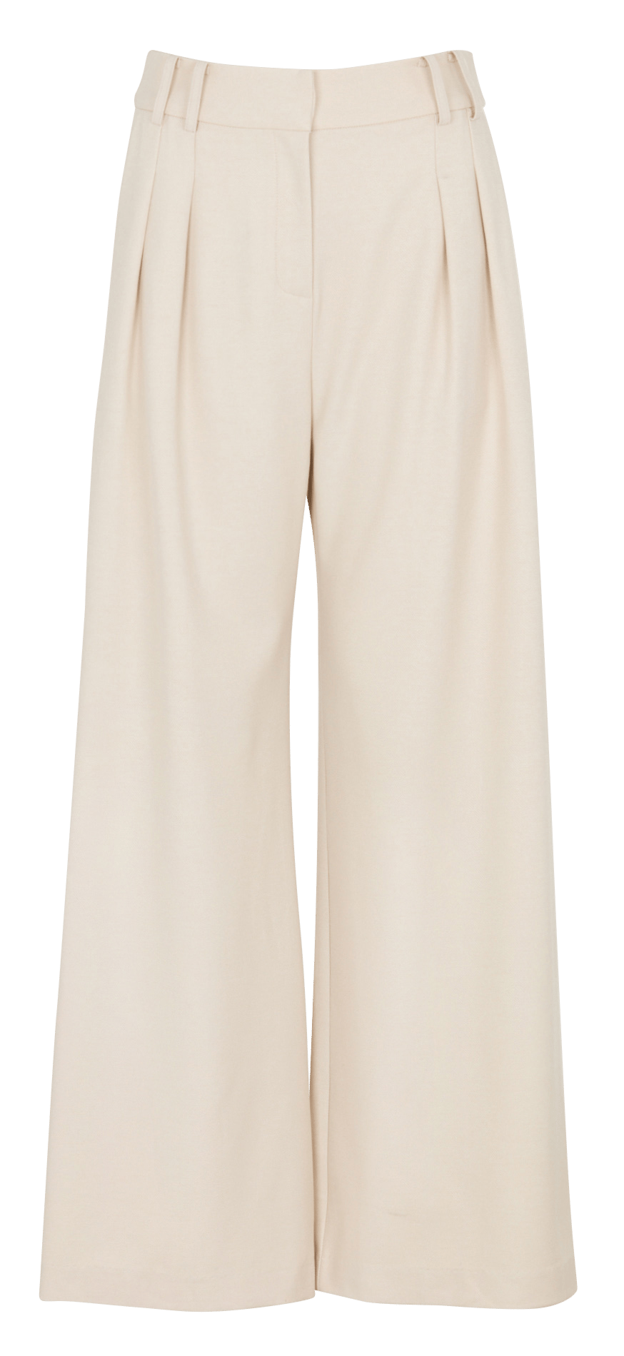 Pantalon large taille haute | Blanc SUNCOO Femme