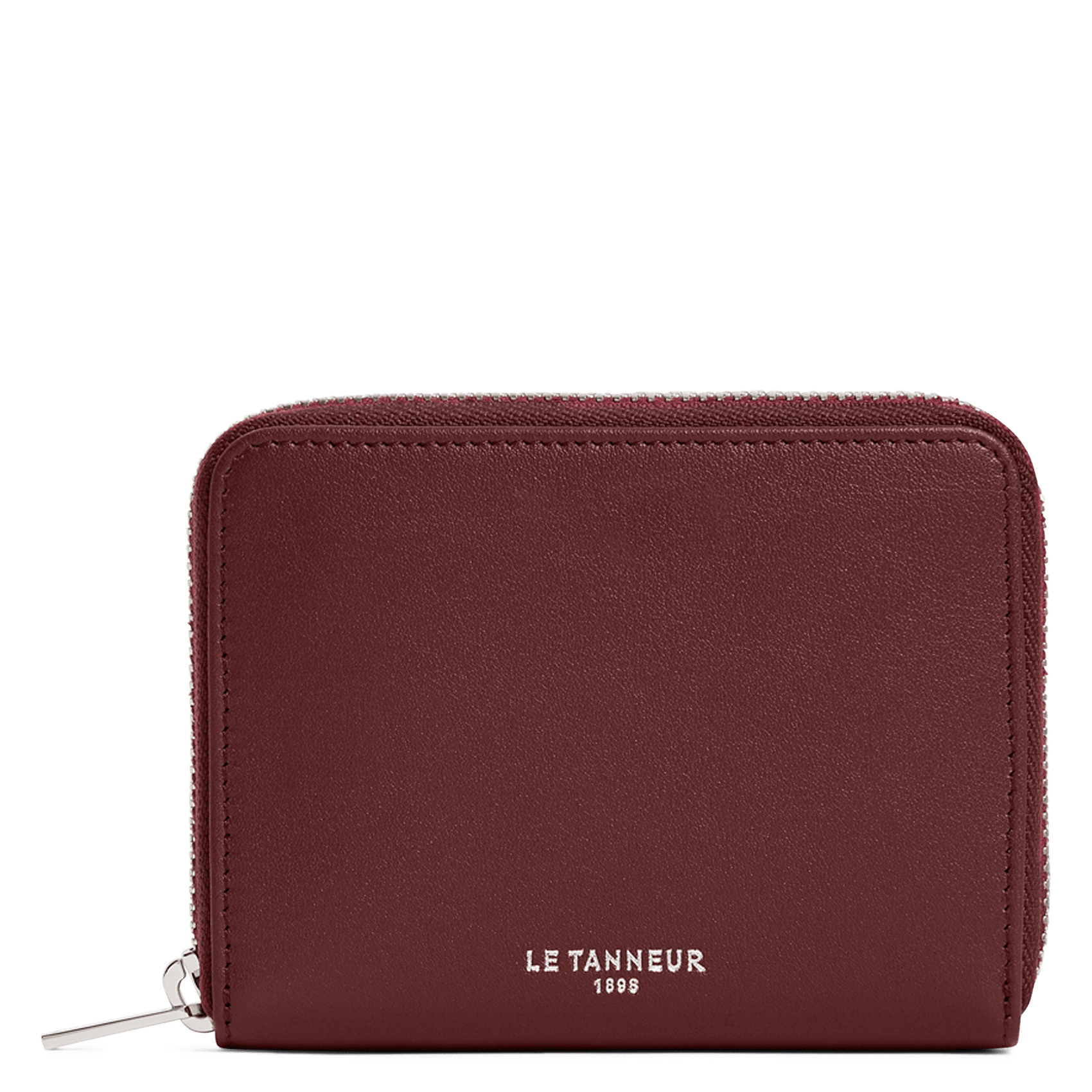Leder-Portemonnaie LE TANNEUR Rot