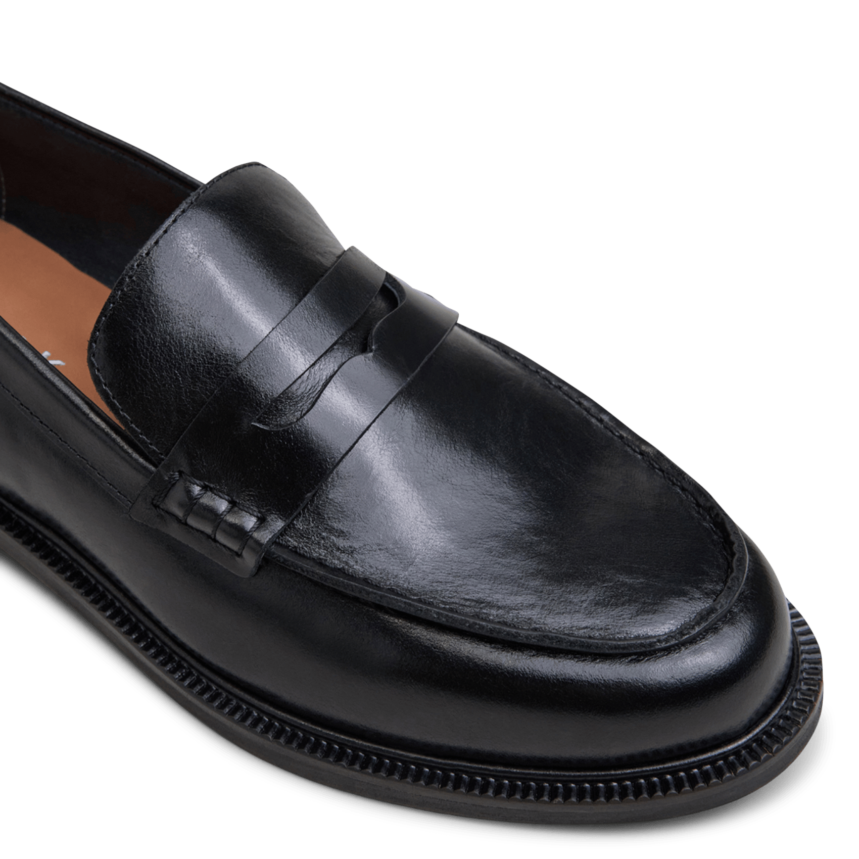 Leather loafers JONAK Black