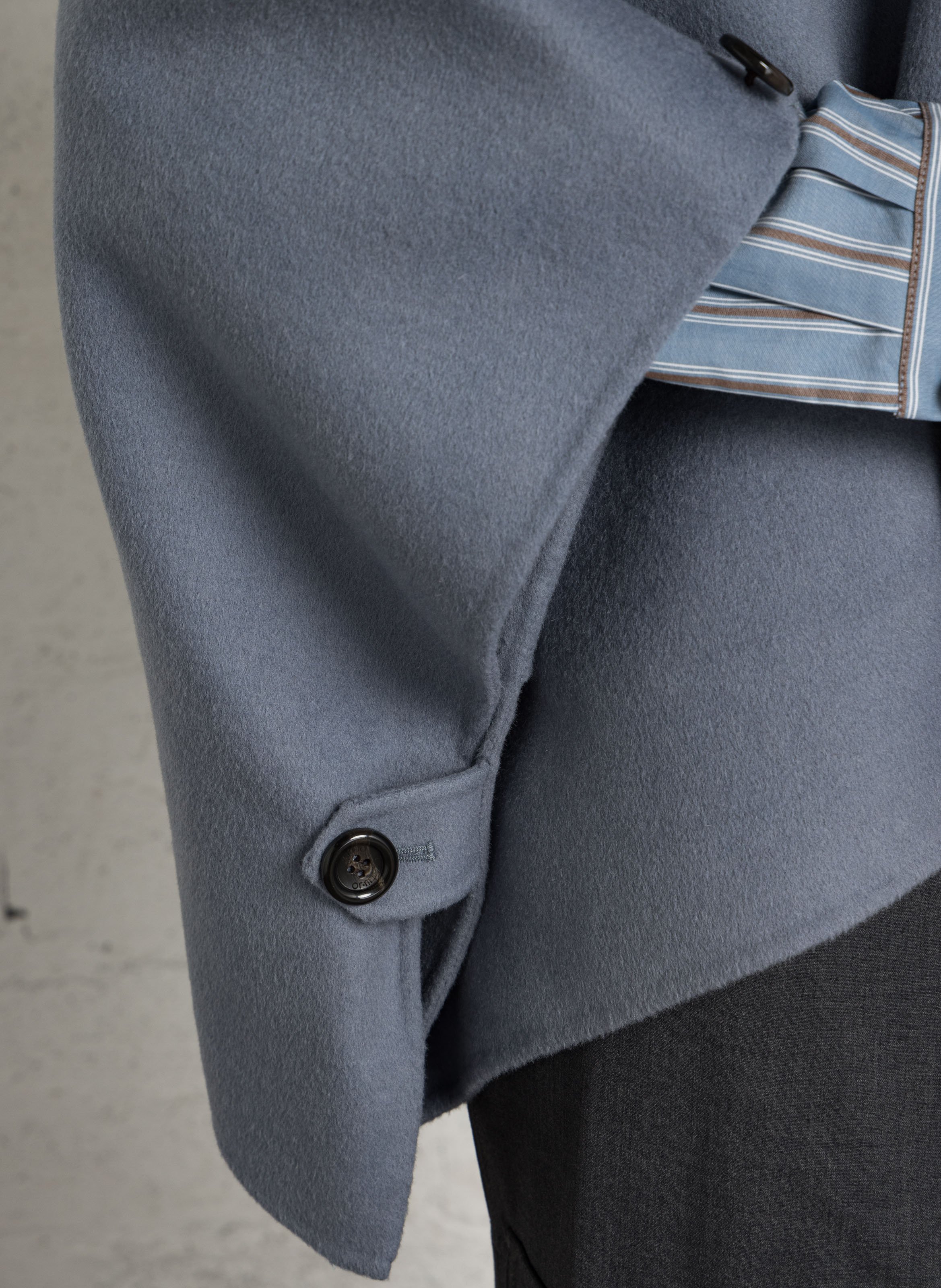 Ruimvallende cape | wolblend LIU JO Blauw