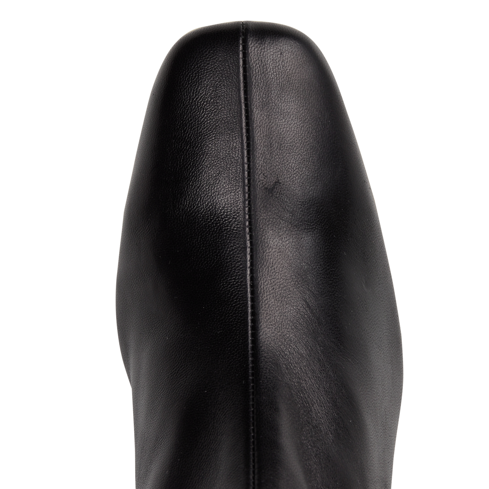 Unifarbene Stiefeletten aus Leder ANTHOLOGY PARIS Schwarz