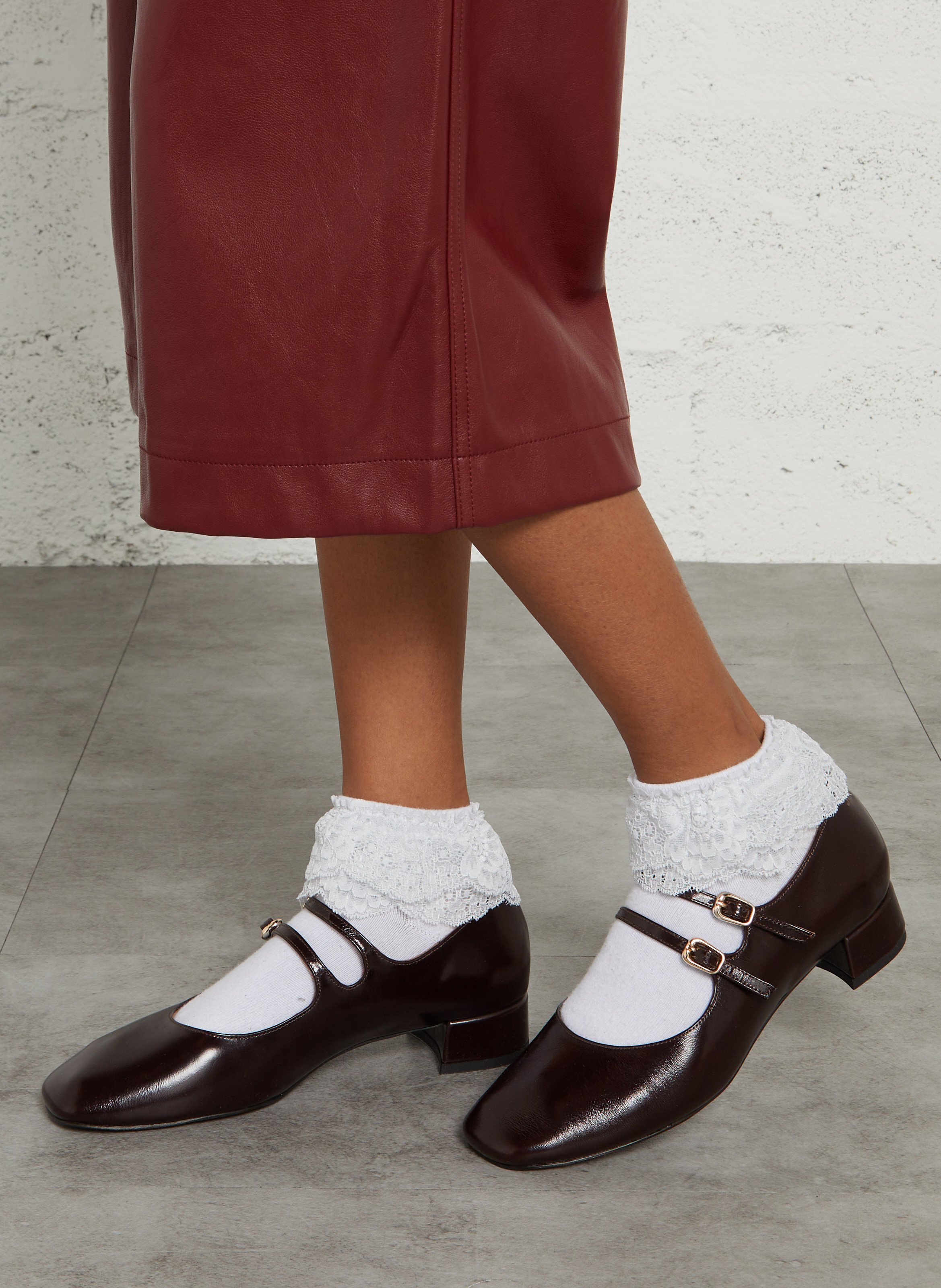 Babies en cuir  JB MARTIN Marron