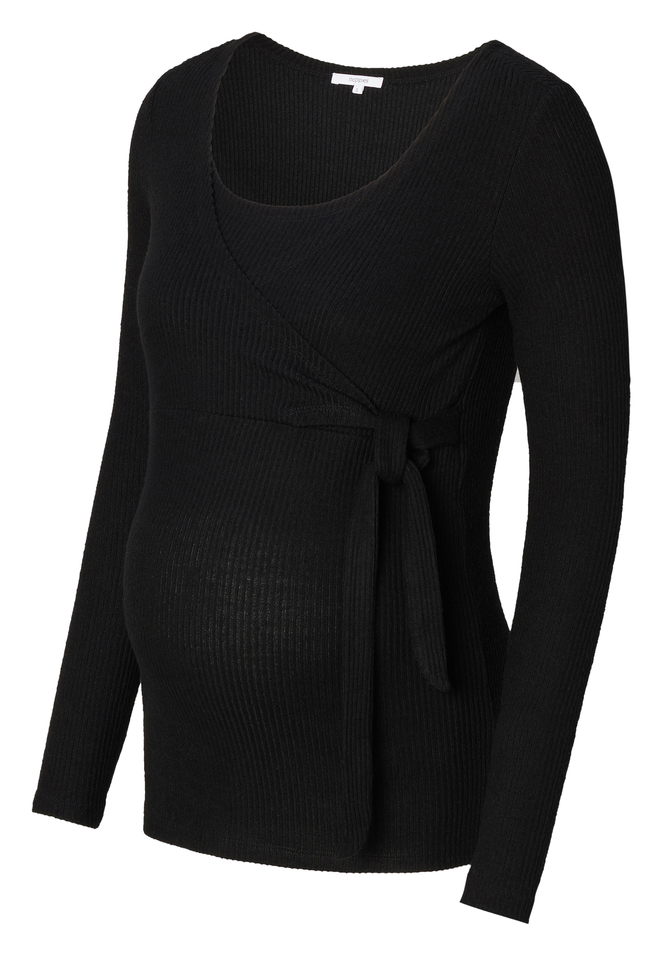 Cross-over nursing top NOPPIES Black