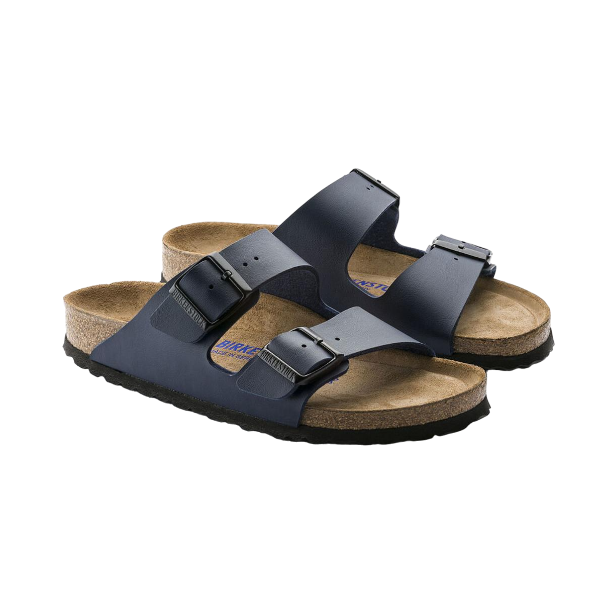 Faux leather sandals BIRKENSTOCK Blue