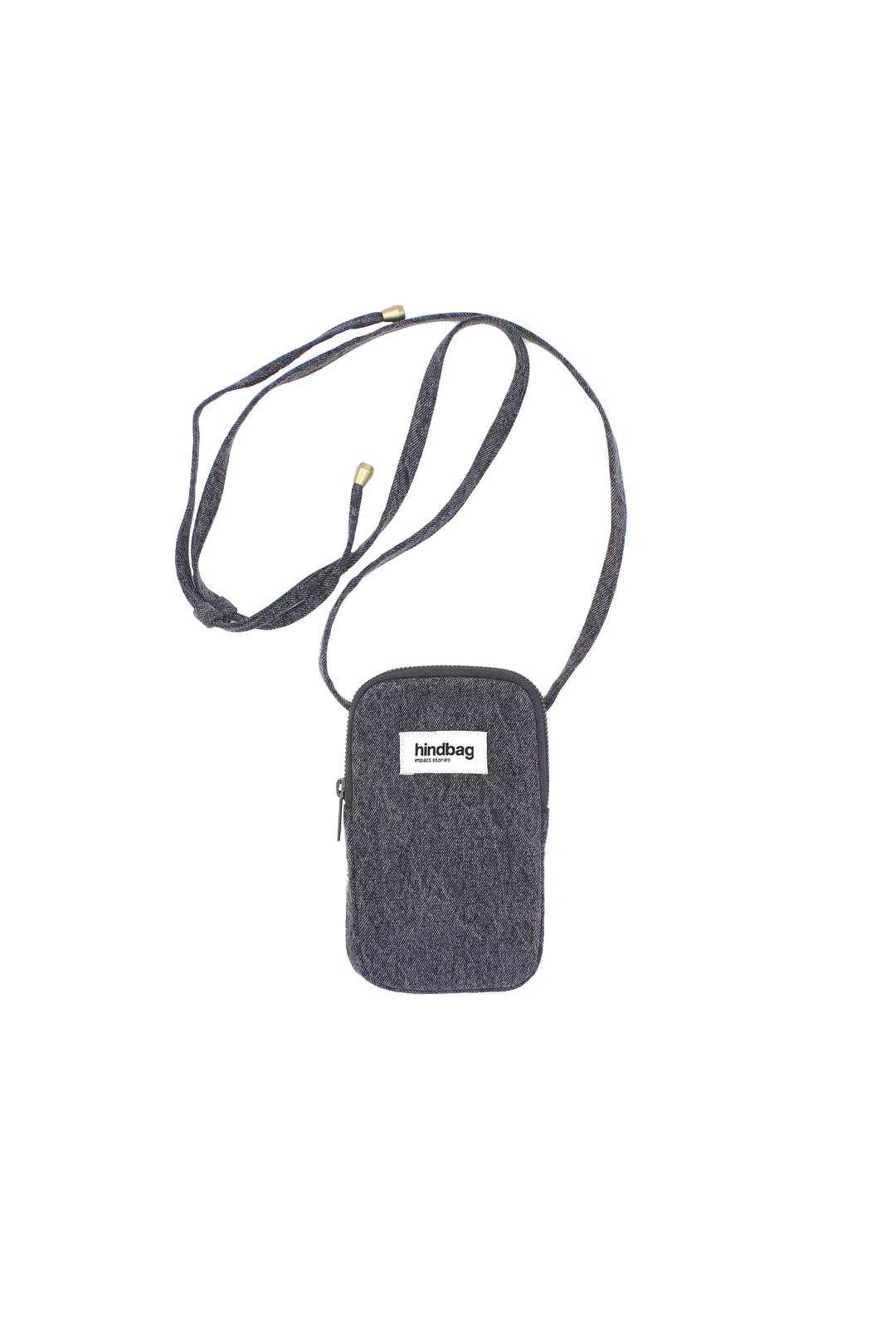 Cotton phone pouch HINDBAG Grey