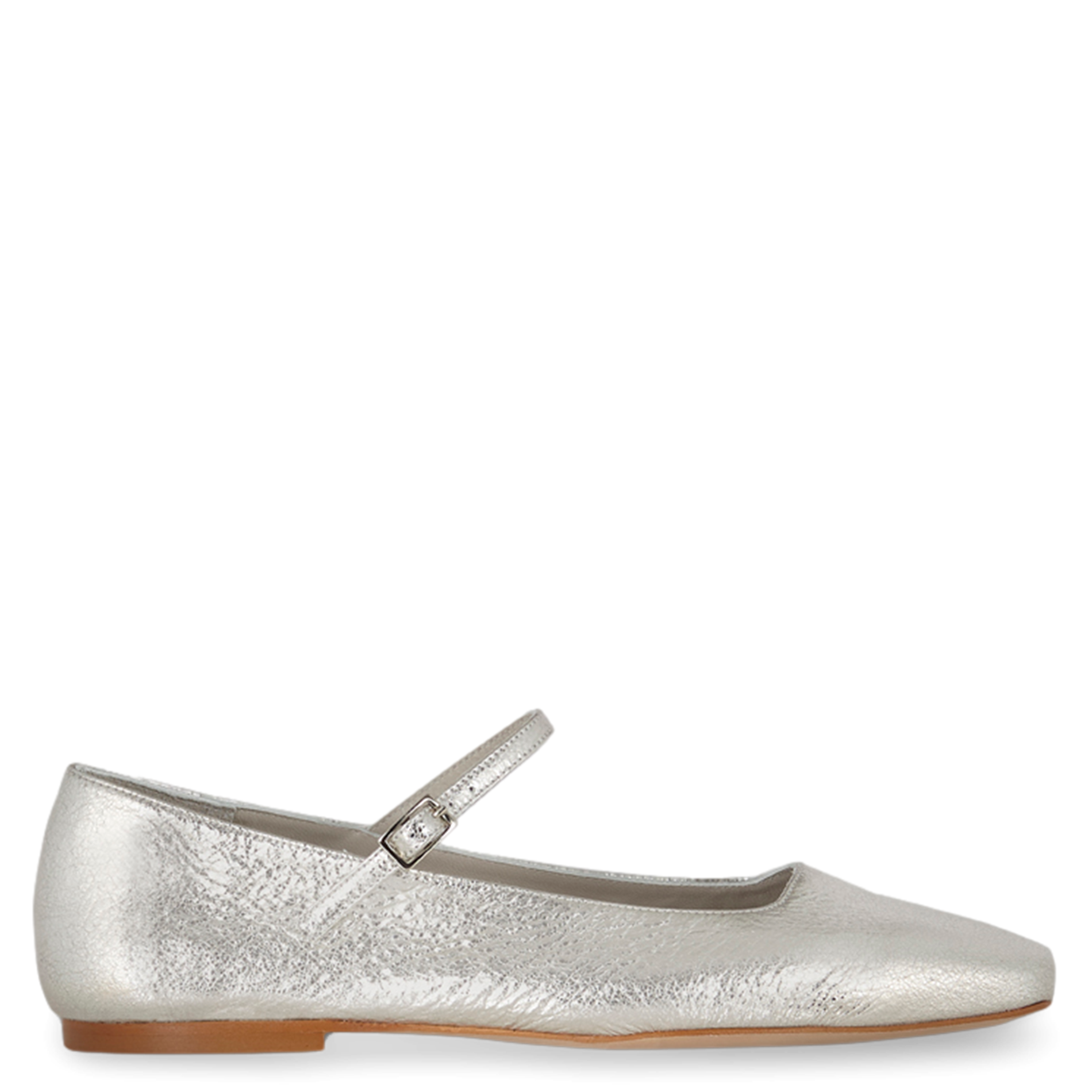 Ballerines en cuir métallisé AUGUSTA